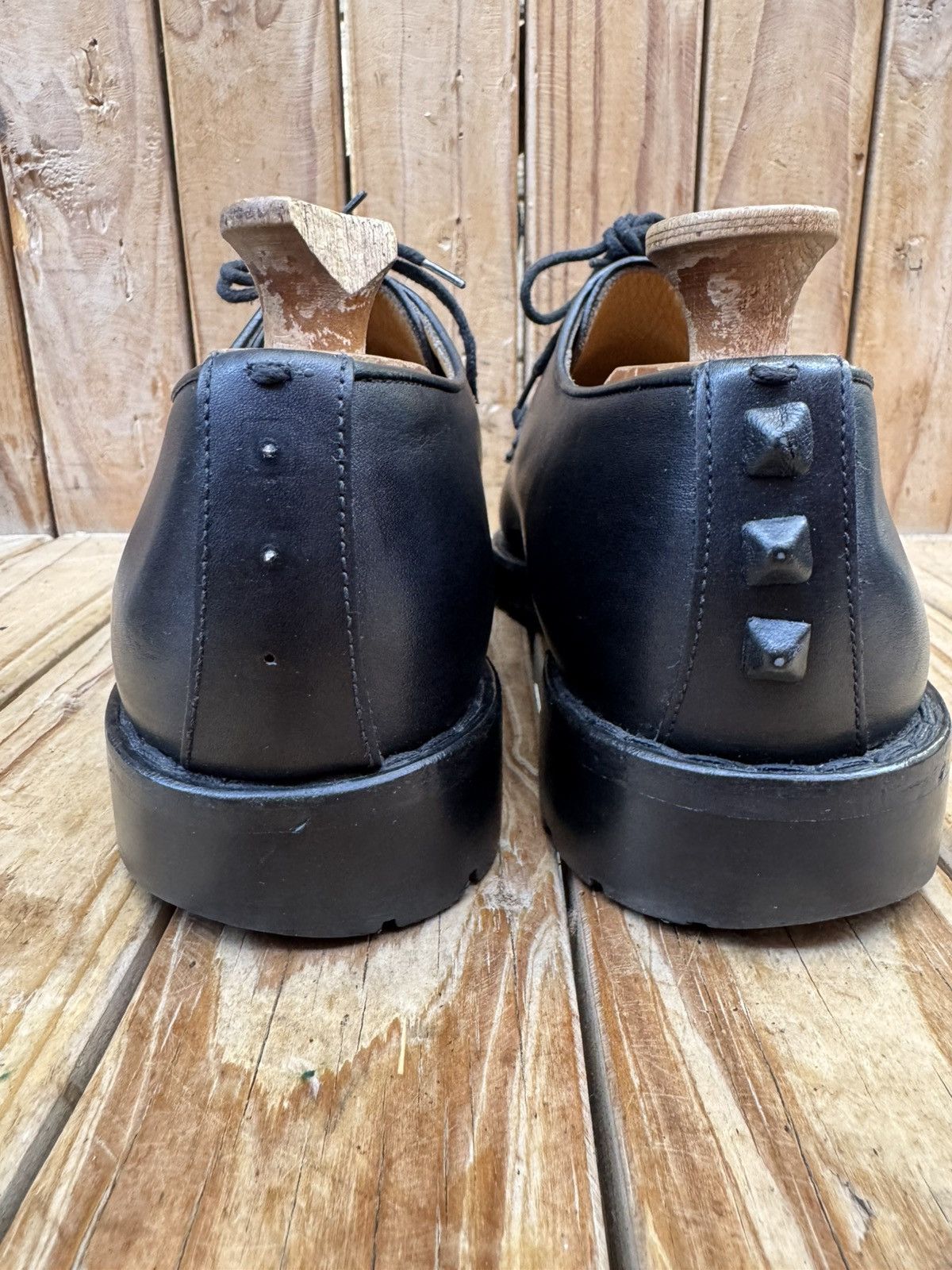 Valentino valentino garavani black leather derby dress Shoes EUR 43 Size US 10 / EU 43 - 9 Thumbnail