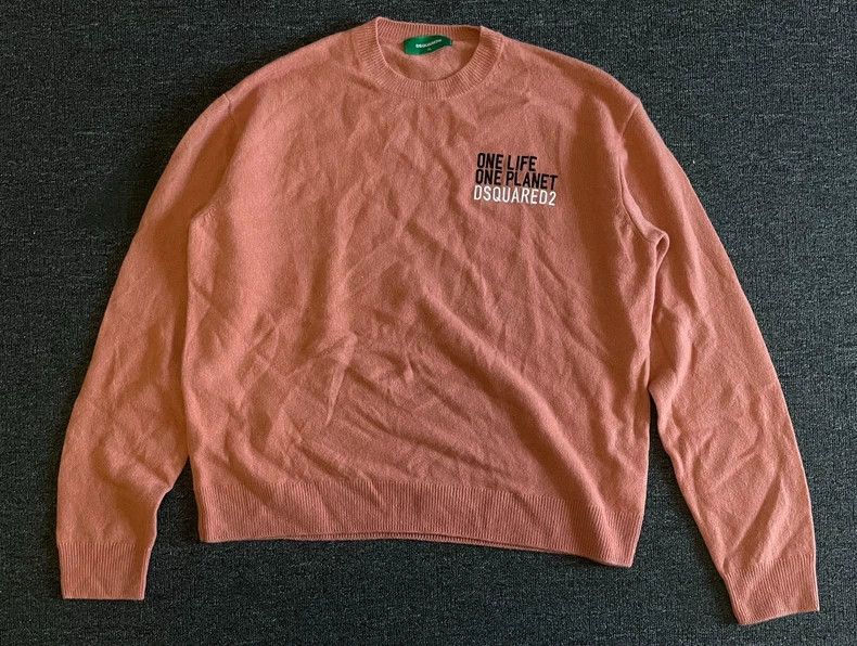 Dsquared2 DSquared2 Orange Wool Sweater-yf Size US M / EU 48-50 / 2 - 1 Thumbnail