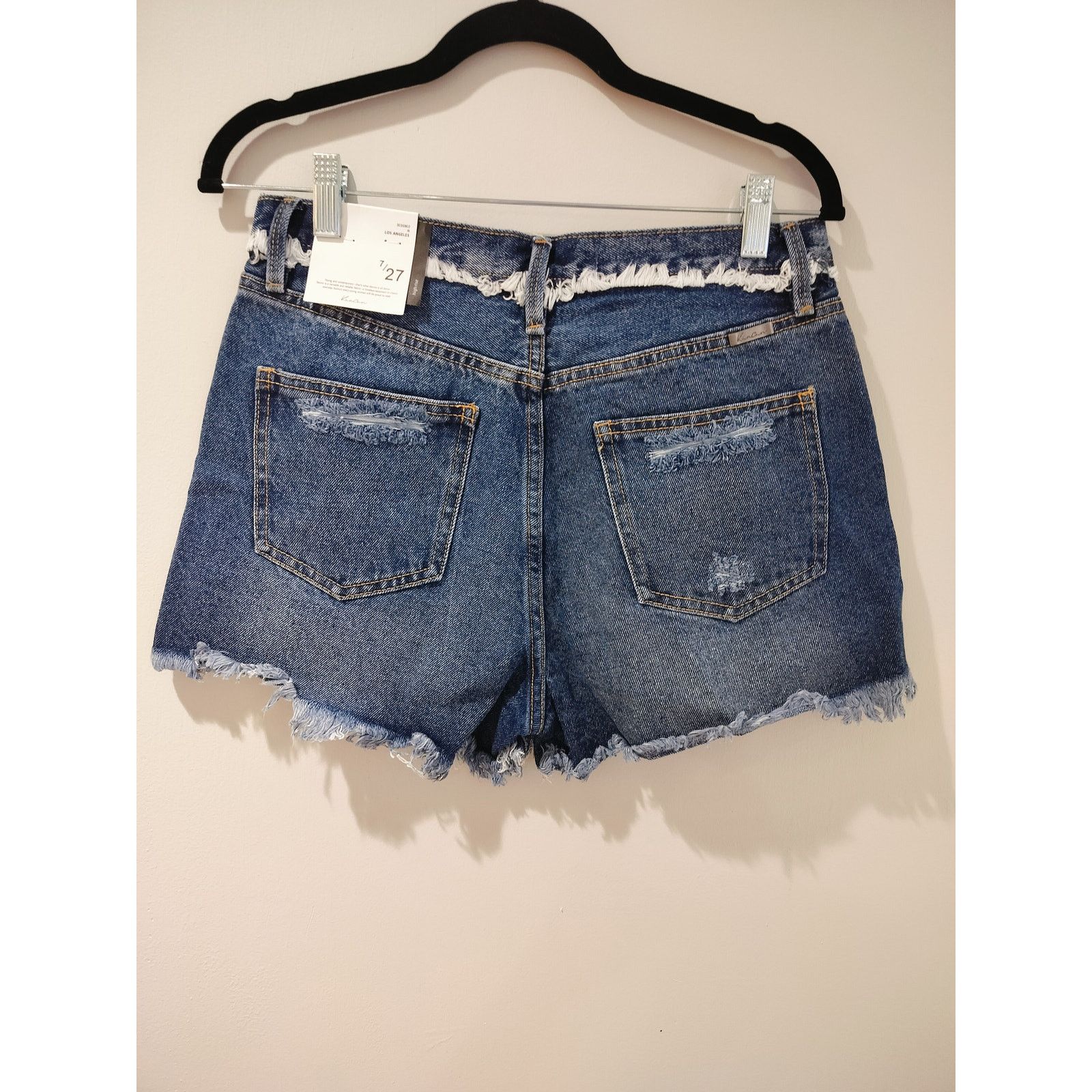 Other KanCan High Rise Distressed Shorts Button Fly Size 27 * Size 27" / US 4 / IT 40 - 4 Thumbnail