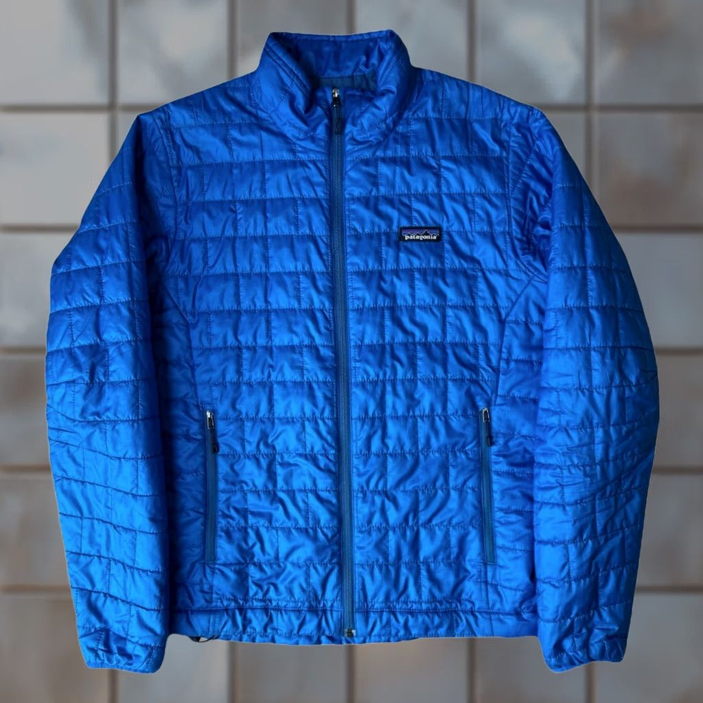 Patagonia Patagonia Nano Puff Jacket Small Blue Lightweight Puffer Winter Outerwear Mens Jacket Size US S / EU 44-46 / 1 - 1 Thumbnail