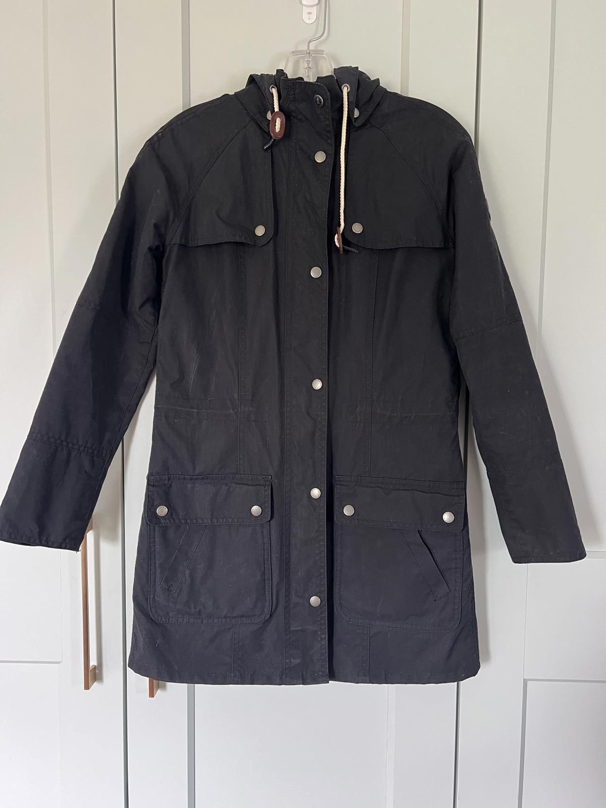 Barbour Barbour Navy Wax Rain Jacket Size S / US 4 / IT 40 - 2 Thumbnail