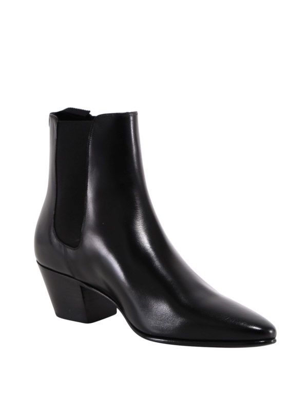 Celine Leather Chelsea Boots Size US 12 / EU 45 - 2 Thumbnail