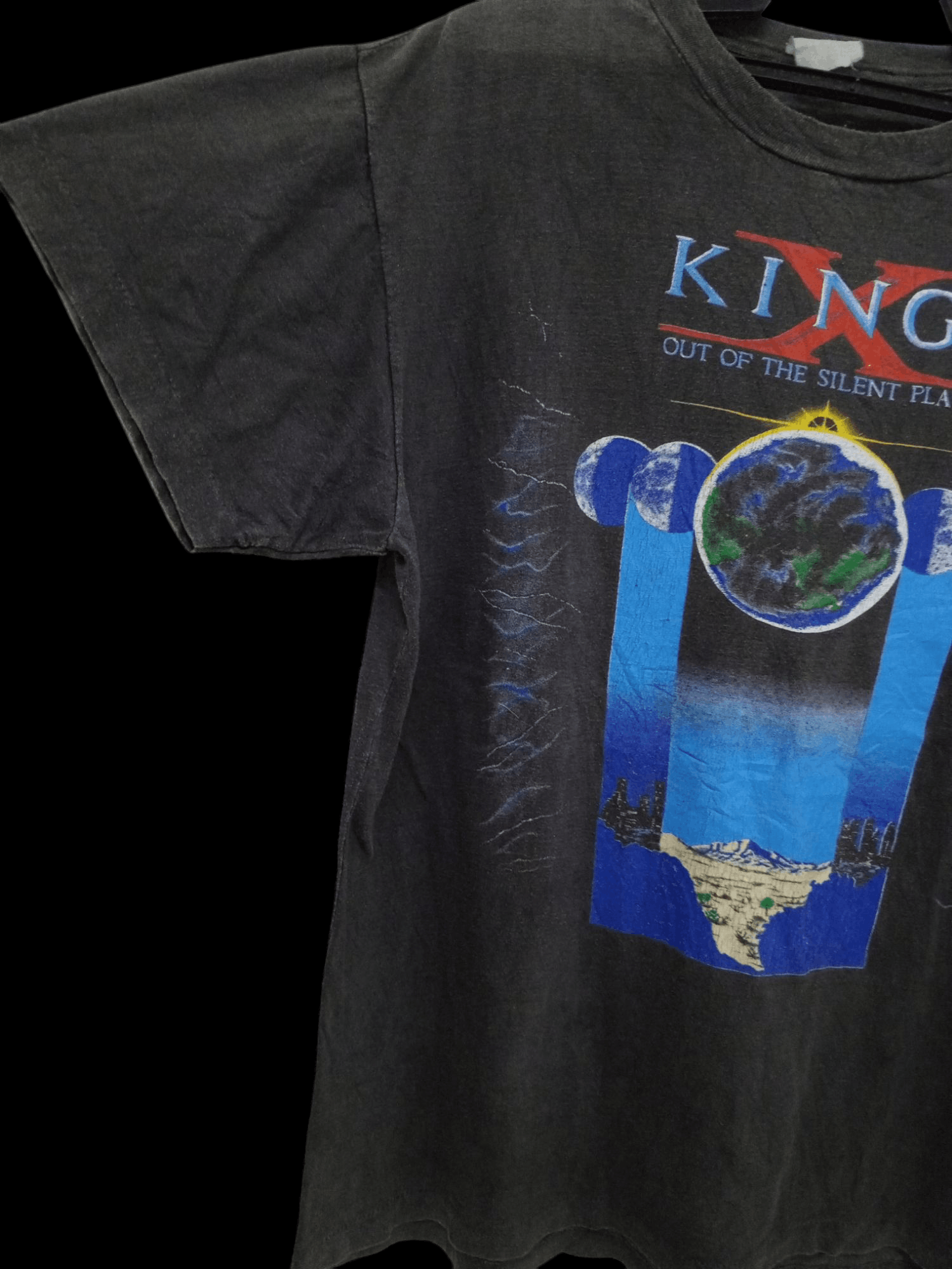 Band Tees × Vintage KING'S OUT OF THE SILENT PLANET UK TOUR 1990 Size US L / EU 52-54 / 3 - 3 Thumbnail