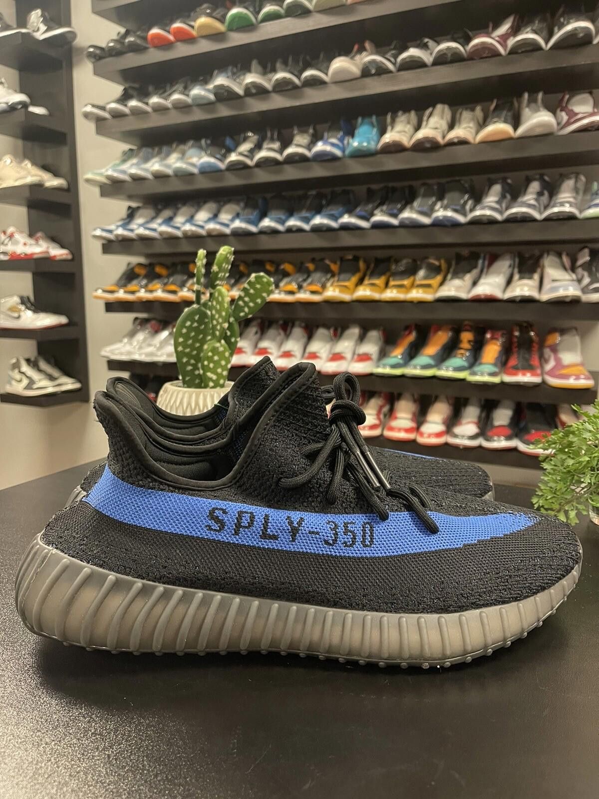 Adidas Size 14 - adidas Yeezy Boost 350 V2 Dazzling Blue Black Size US 14 / EU 47 - 3 Thumbnail