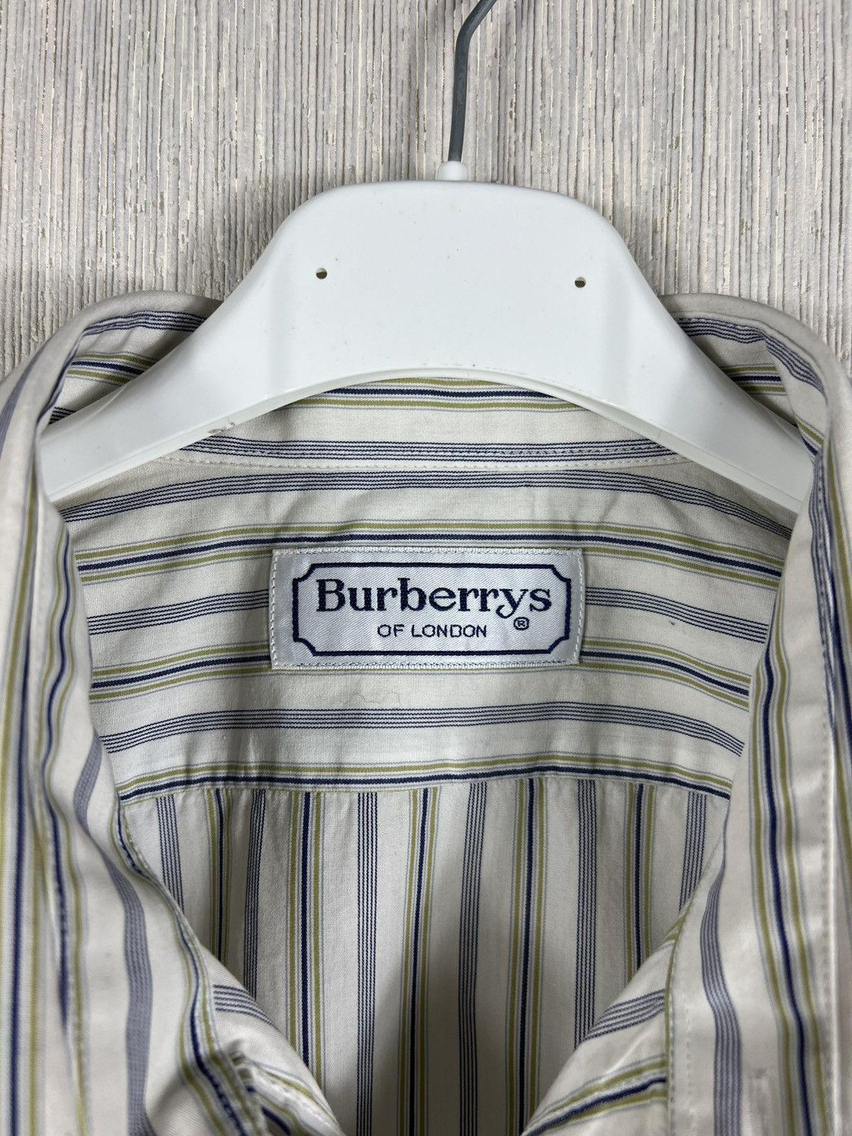 Burberry Vintage Burberrys of London archival striped button up shirt Size US L / EU 52-54 / 3 - 13 Thumbnail