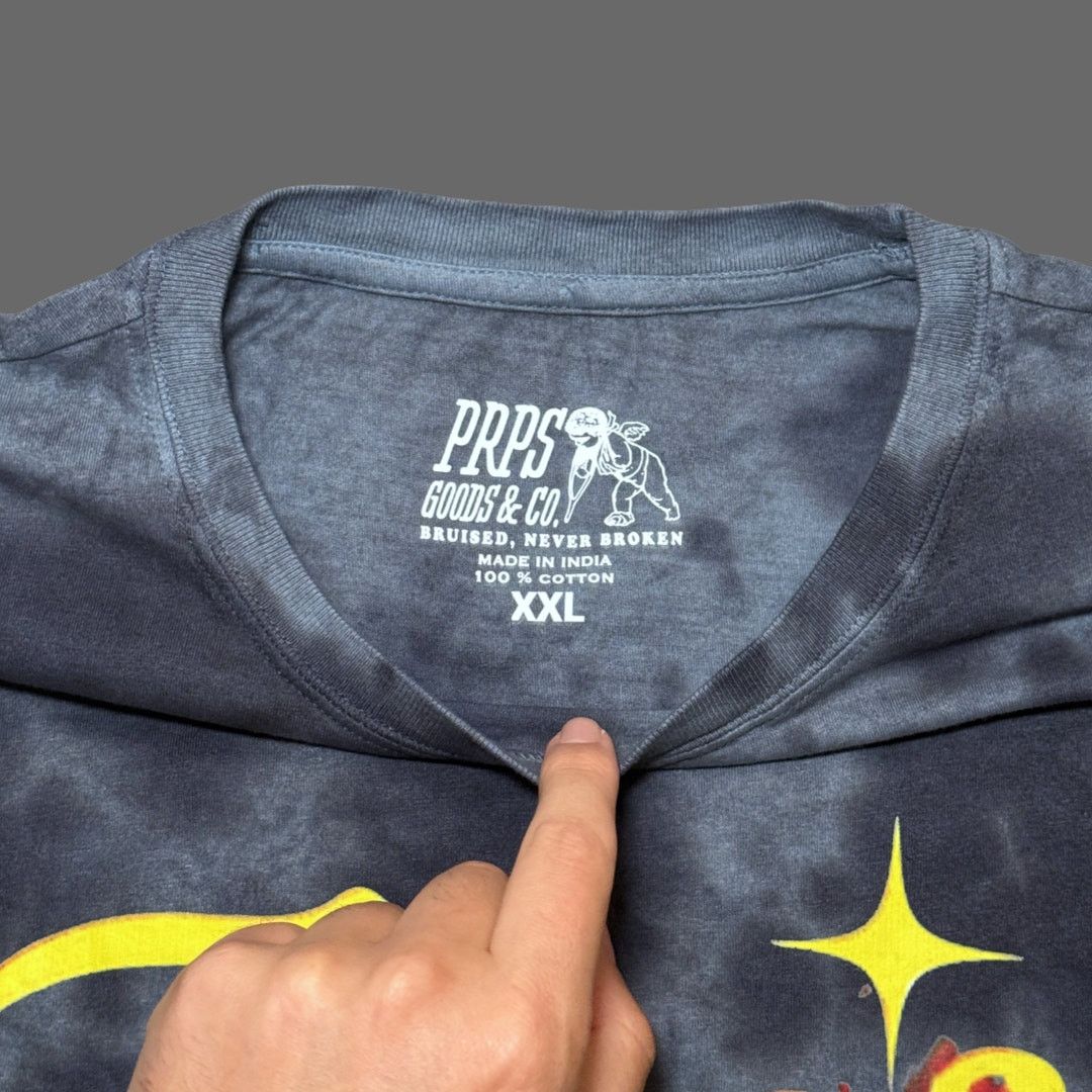Prps PRPS Goods & Co. Tie-Dye Graphic Tee Size XXL Navy NWT Size US XXL / EU 58 / 5 - 3 Thumbnail