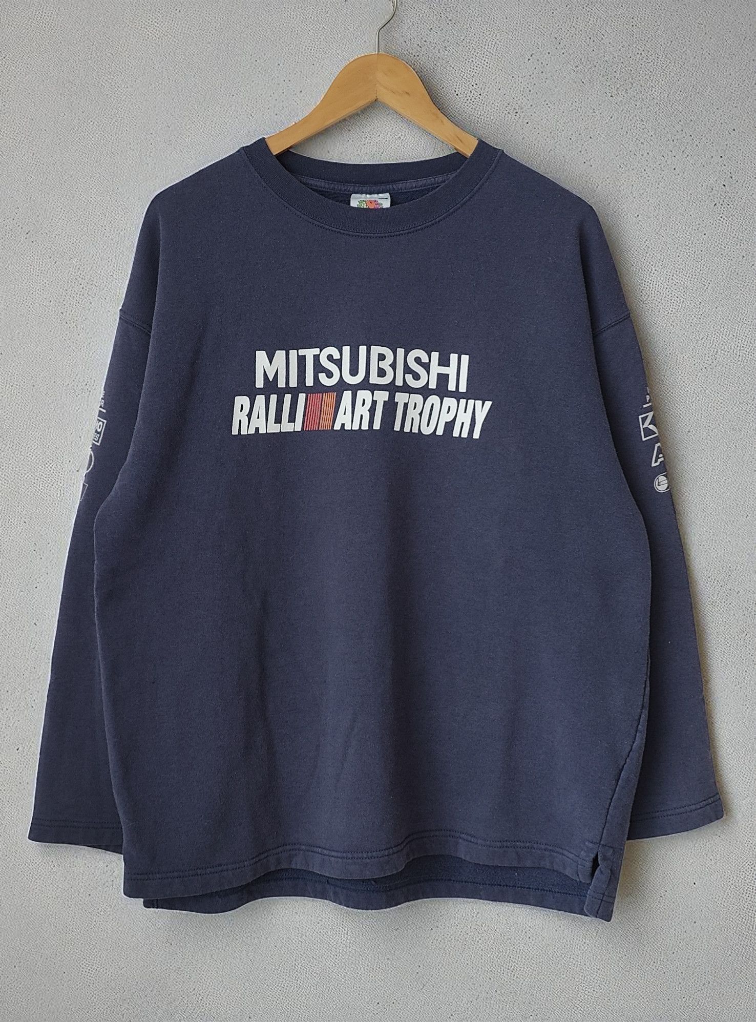 Honda Vintage Mitsubishi Racing Ralli Art 90s Racing Sweatshirt Size US XL / EU 56 / 4 - 1 Thumbnail