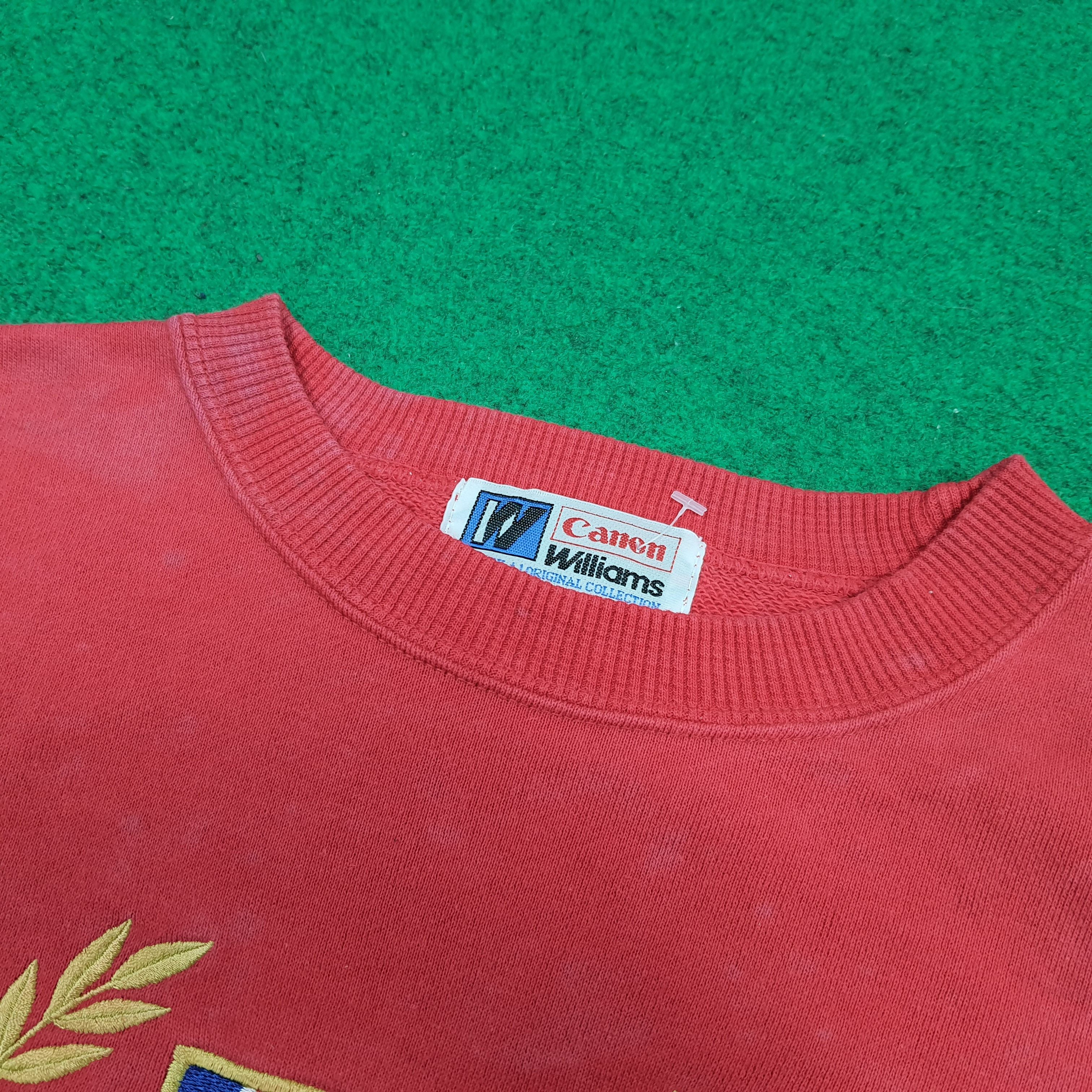 Canon Vintage Canon Williams Team F1 Racing Spirit Pullover C295N6 Size US M / EU 48-50 / 2 - 6 Thumbnail