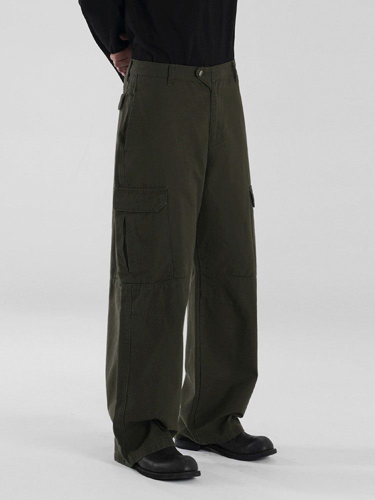 Japanese Brand × Jean Retro loose casual straight leg wide leg jeans Size US 32 / EU 48 - 2 Thumbnail
