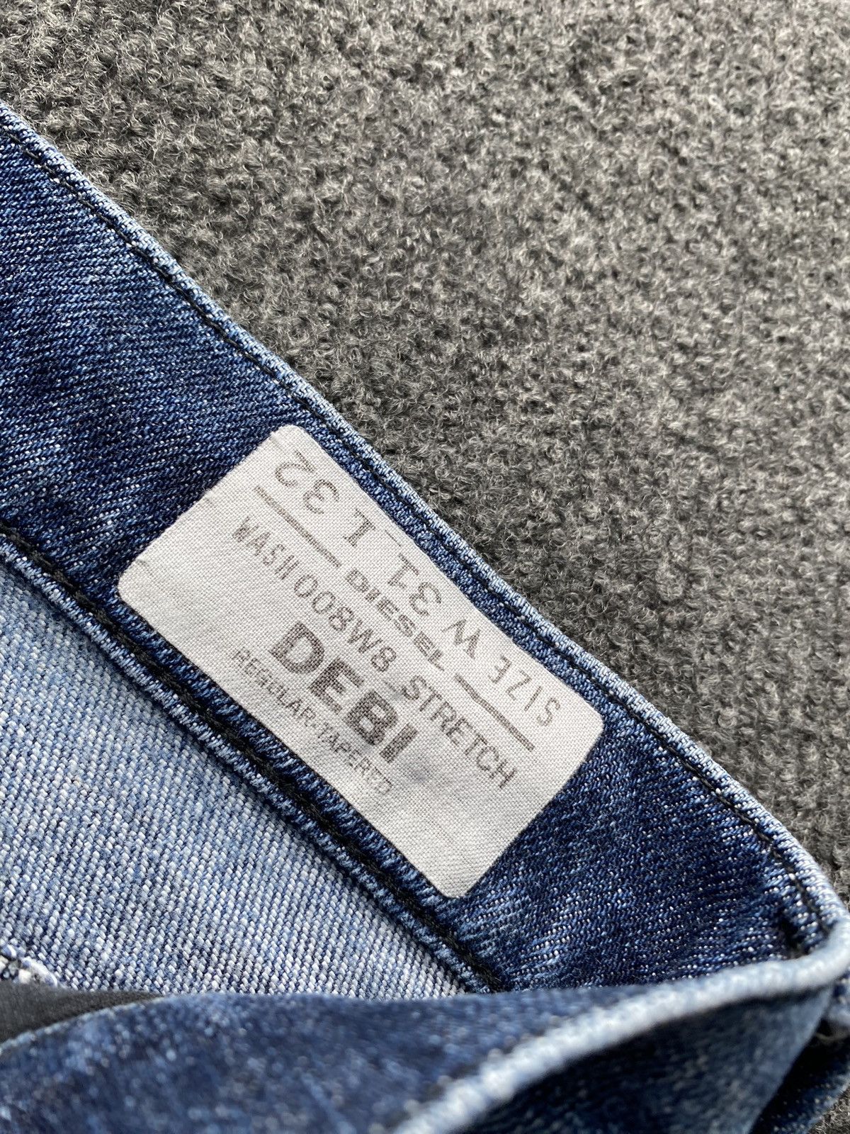 Diesel 🔥Opium Punk Diesel blue women jeans debi 31 tapered Size 31" - 4 Thumbnail