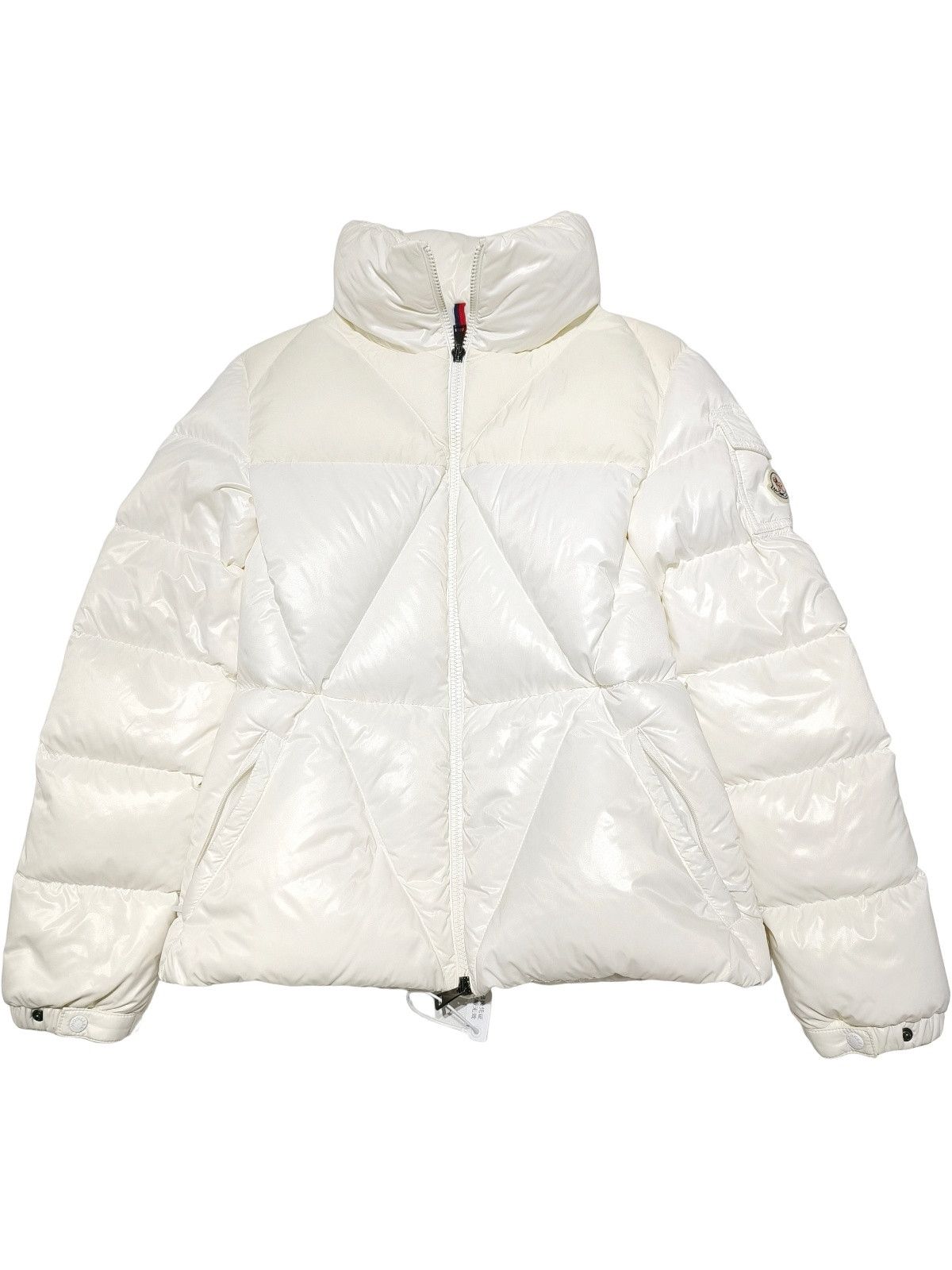 Moncler White Puffer Jacket Size 1, Women's