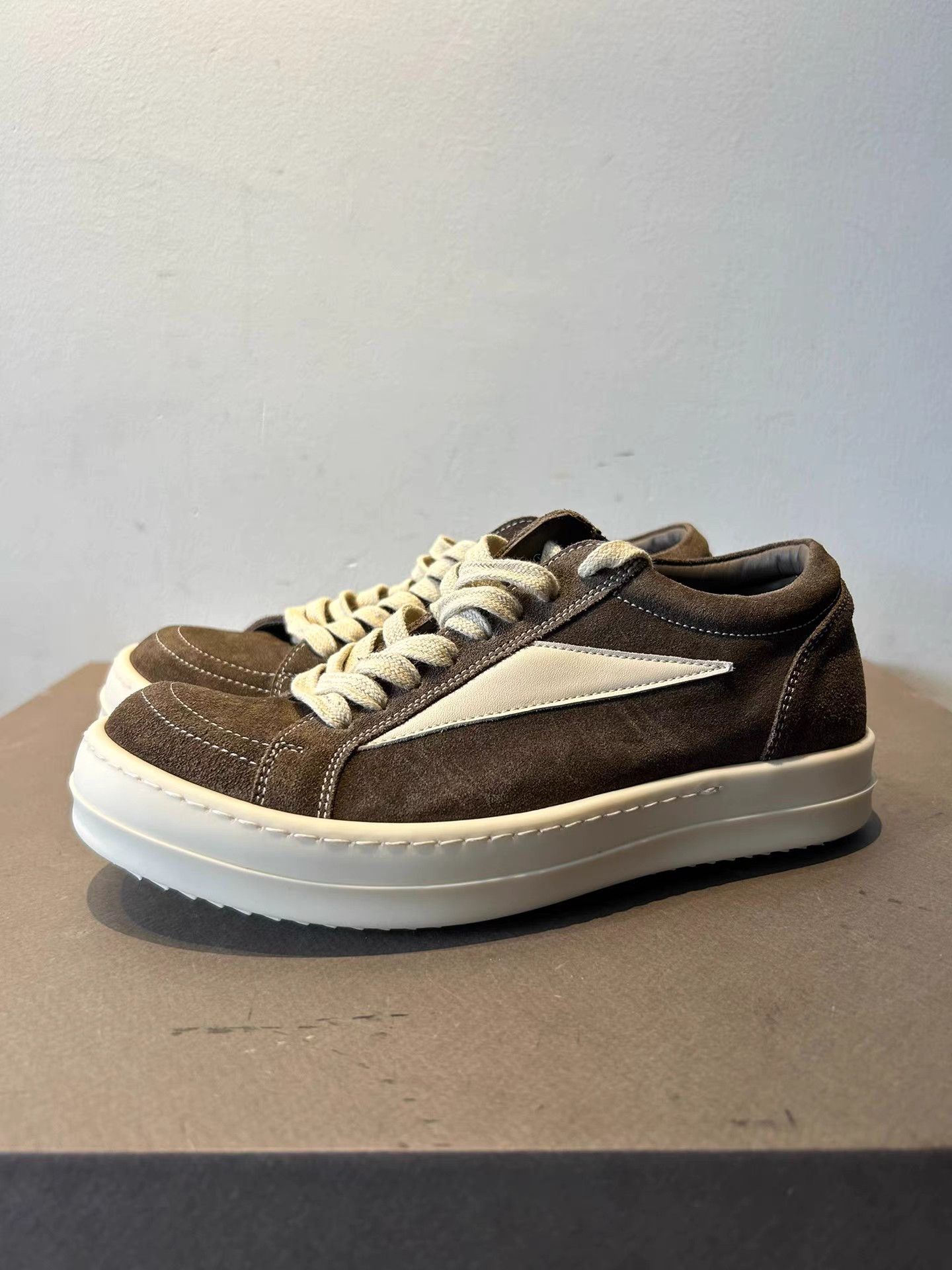 Rick Owens Rick Owens suede infringed style Size US 6 / IT 36 - 1 Thumbnail