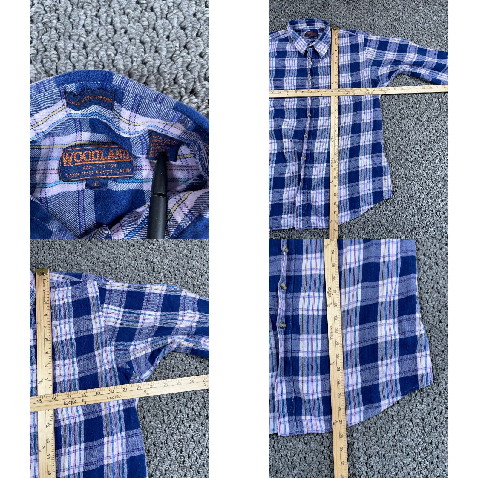 Vintage Woodland Flannel Shirt buy