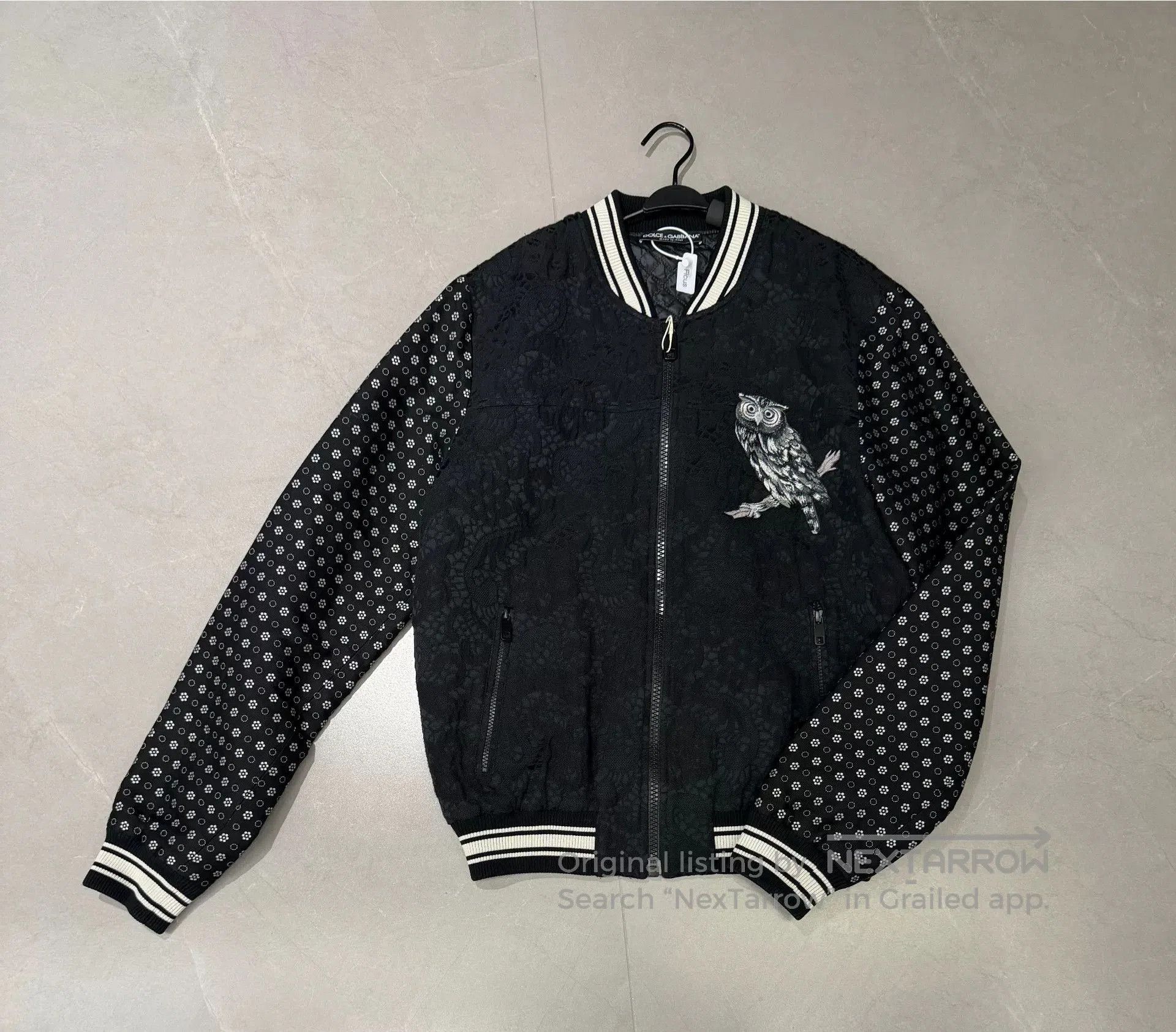 Dolce & Gabbana Dolce & Gabbana Men's Owl Embroidery Jacket. Size US L / EU 52-54 / 3 - 1 Thumbnail