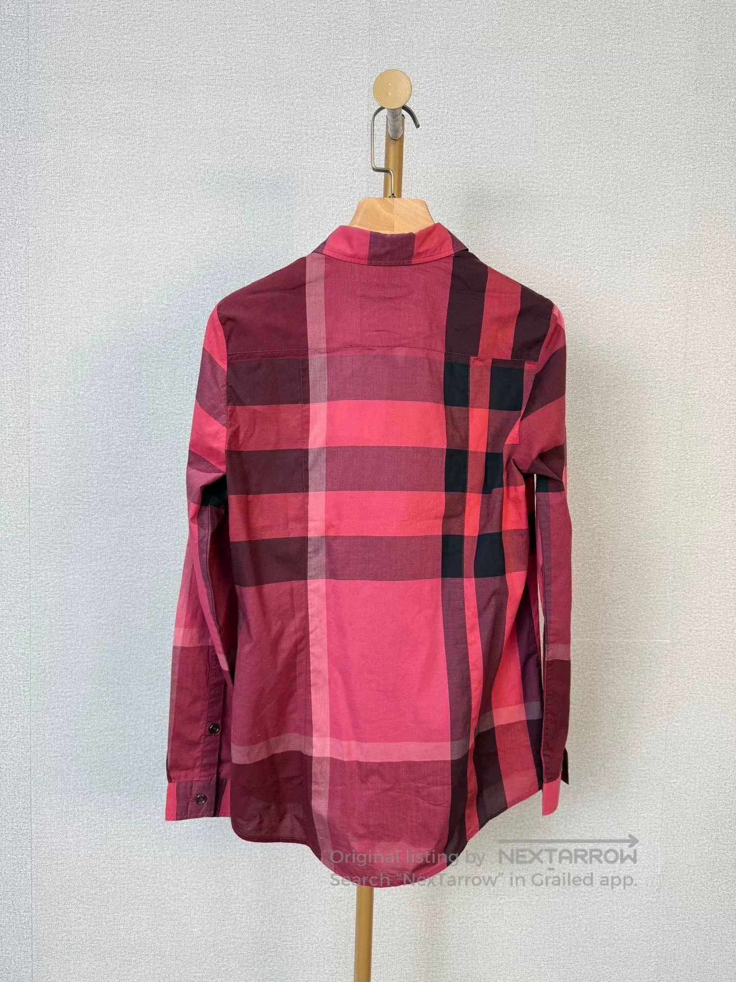 Burberry Burberry Classic Check Red Shirt XS. Size US XS / EU 42 / 0 - 2 Thumbnail