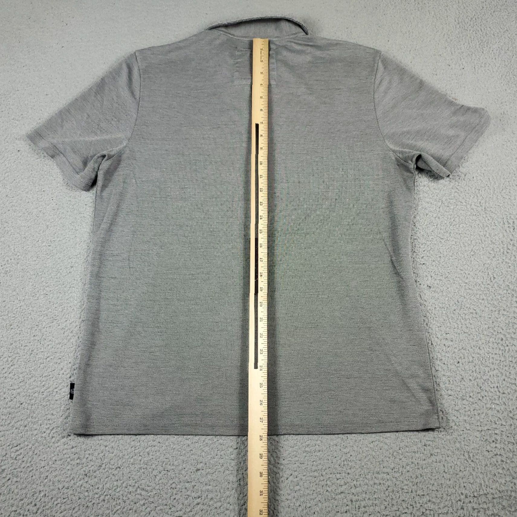Ted Baker Ted Baker Polo Shirt Mens Size 5 Gray Short Sleeve Casual Activewear Size US S / EU 44-46 / 1 - 5 Thumbnail