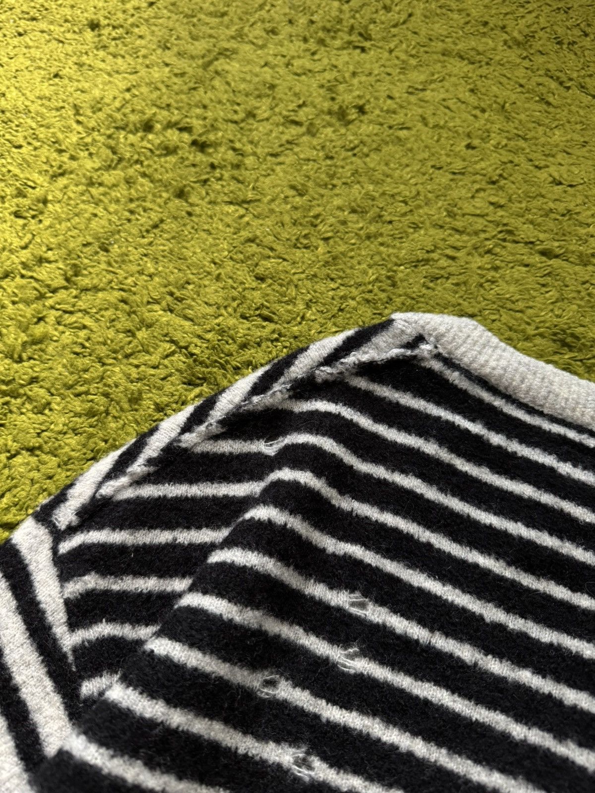 Allsaints Allsaints avant garde striped factory distressed sweater Size US XS / EU 42 / 0 - 15 Thumbnail