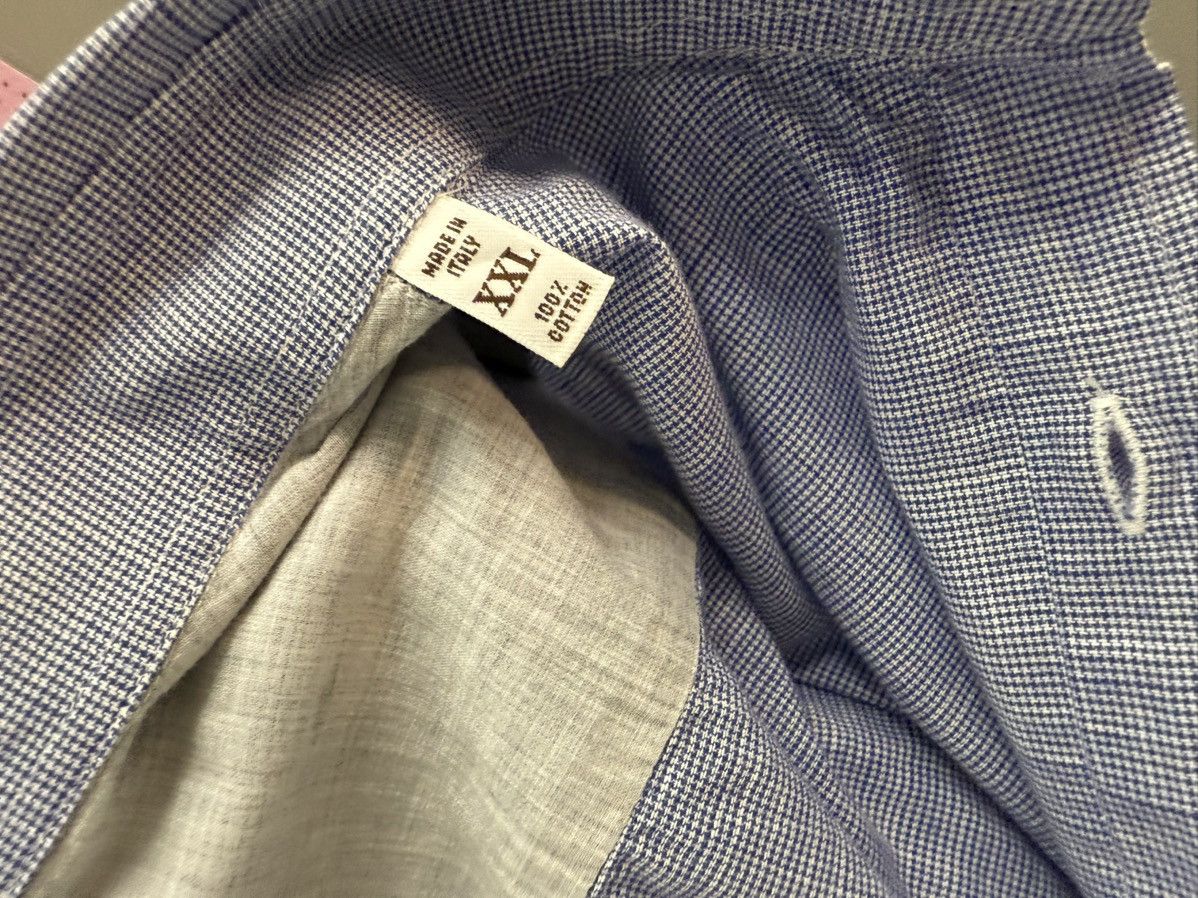 Brunello Cucinelli Brunello Cucinelli Classic Casual Blue Shirt Button Up Size US XXL / EU 58 / 5 - 3 Thumbnail