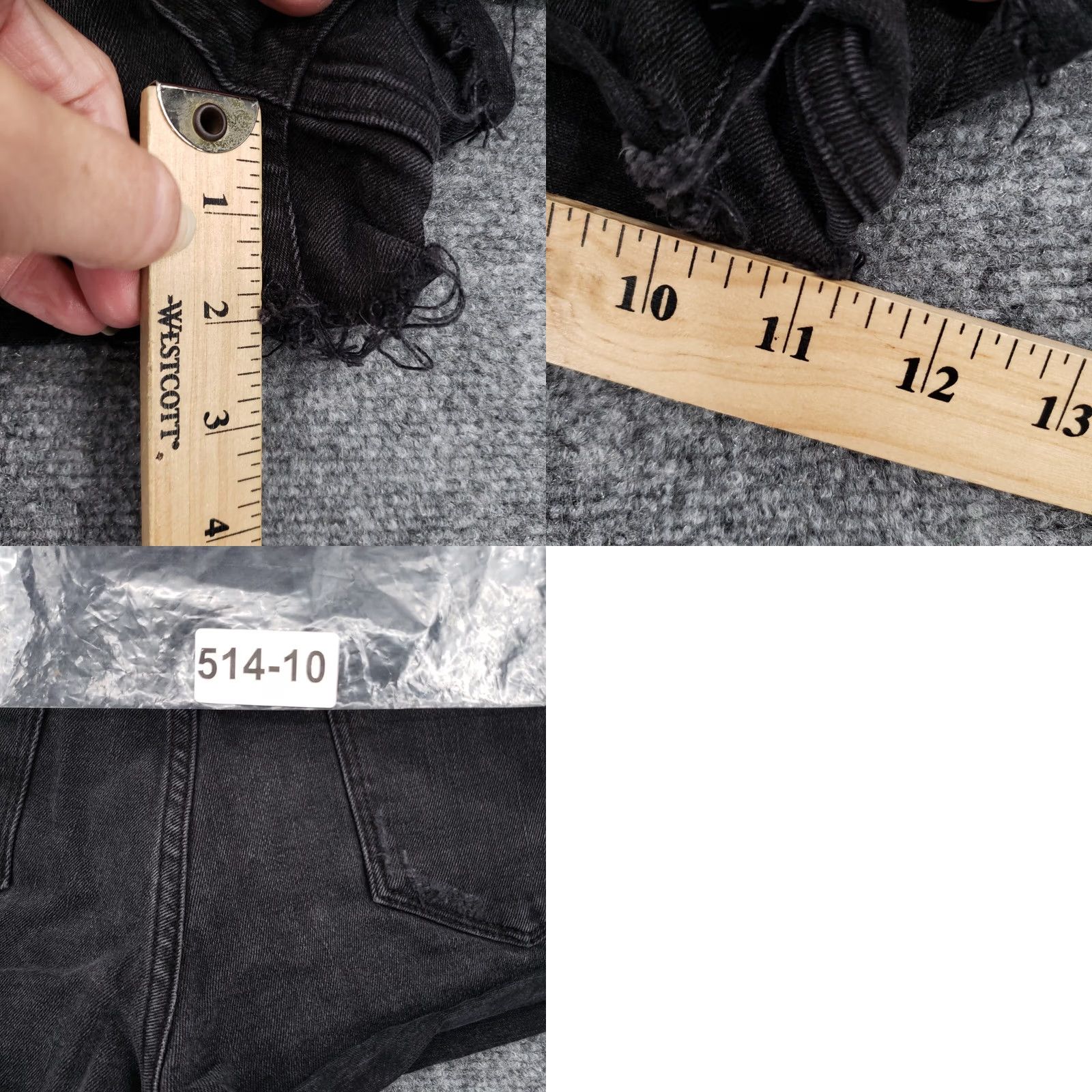 Vintage Arizona Jeans Shorts Womens 9 Black Mid-Rise 5-Pocket Denim Hot Pants Casual Summer Women Regular Fit Black Size 30" / US 8 / IT 44 - 8 Thumbnail