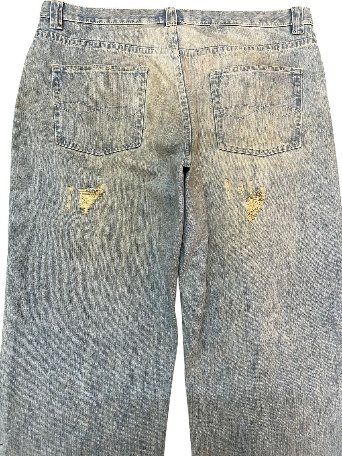 20471120 × Beauty Beast Vintage Amore Puro Baggy Grunge Distressed Denim Size US 38 / EU 54 - 6 Thumbnail