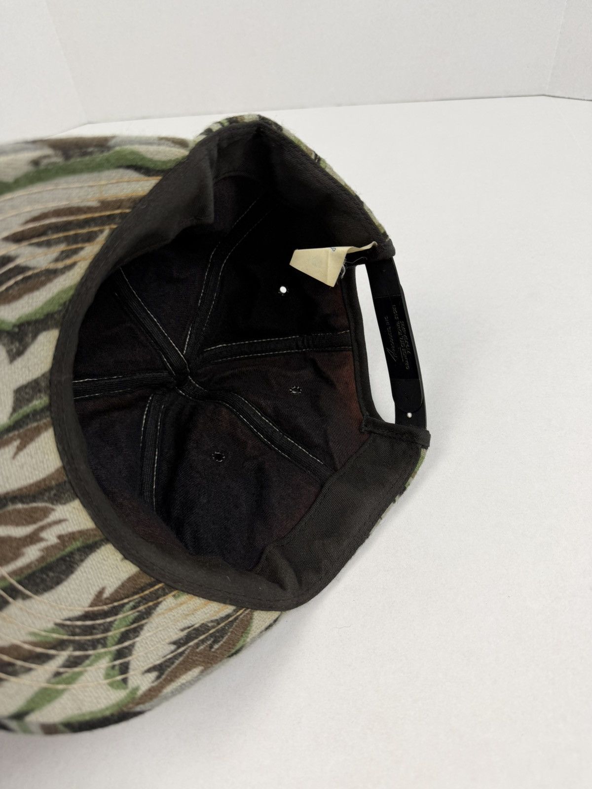Woolrich Woolen Mills Vintage Woolrich Wool Camo SnapBack Hat K-Products Tree Bark Size ONE SIZE - 13 Thumbnail