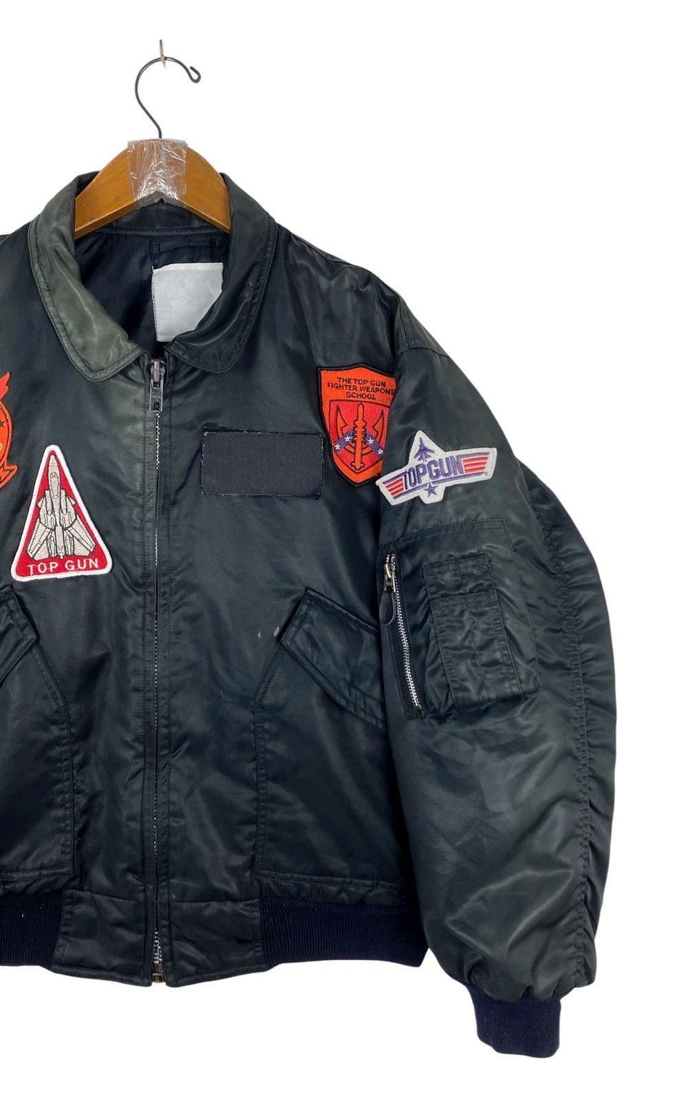 Vintage Rare‼️ Vintage Top Gun MA-1 Flight Bomber Jacket Size US M / EU 48-50 / 2 - 3 Thumbnail