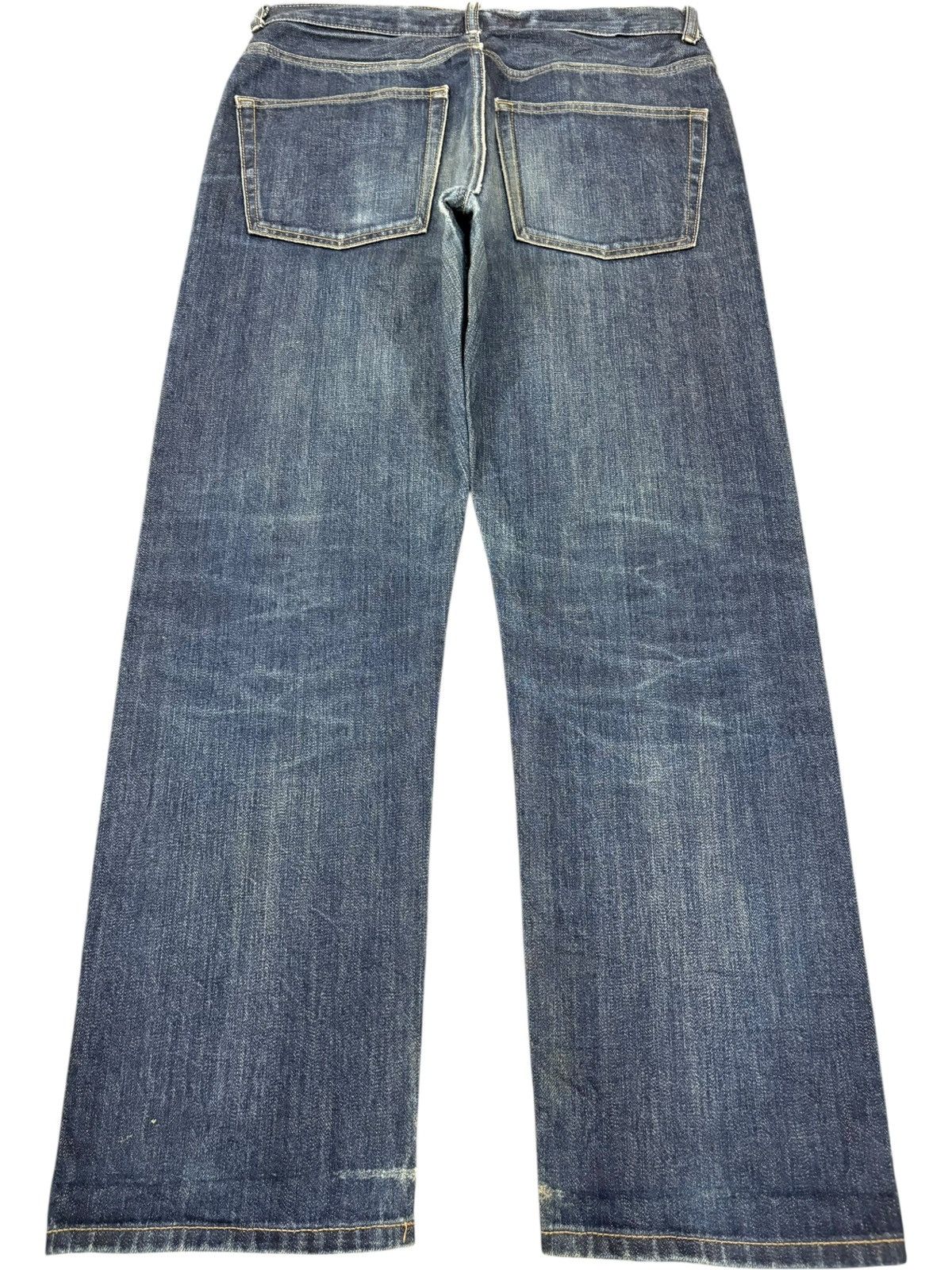 Lemaire × Uniqlo Vintage Uniqlo Lemaire Selvedge Blue Wash Loose Jeans Size US 31 - 3 Thumbnail