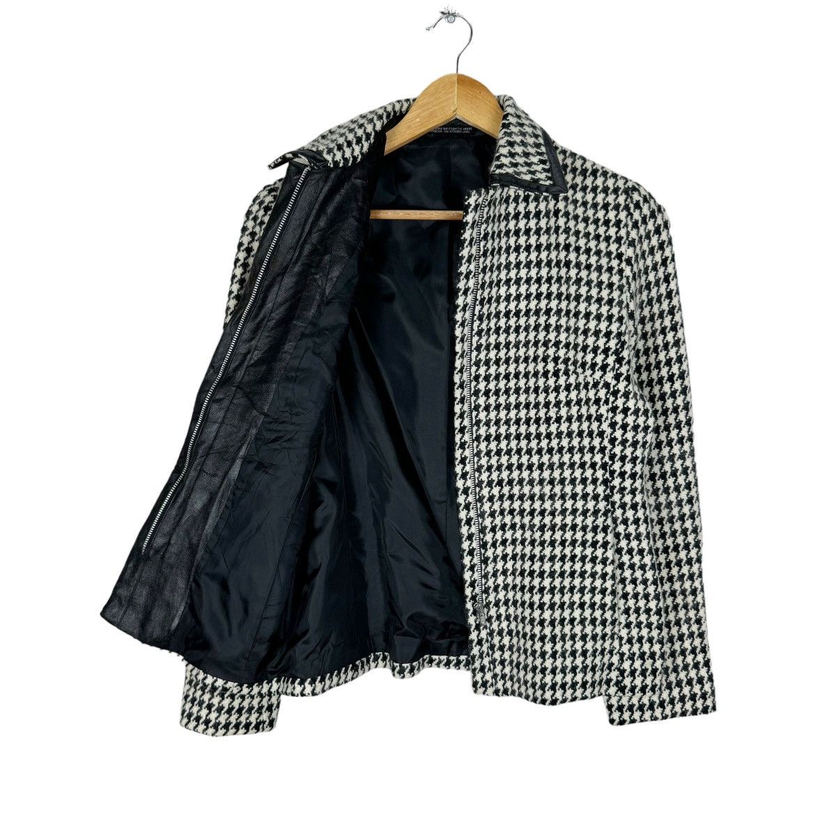 Yohji Yamamoto 🌟INED HOMME YOHJI YAMAMOTO TWEED ZIPPER JACKET Size M / US 6-8 / IT 42-44 - 5 Thumbnail