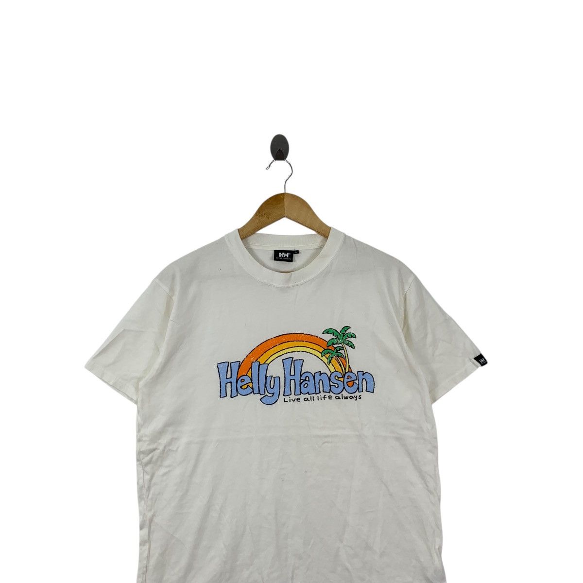 Helly Hansen HELLY HANSEN HAWAII Beach Summer Vacation Live Tee Shirt Size L / US 10 / IT 46 - 2 Thumbnail
