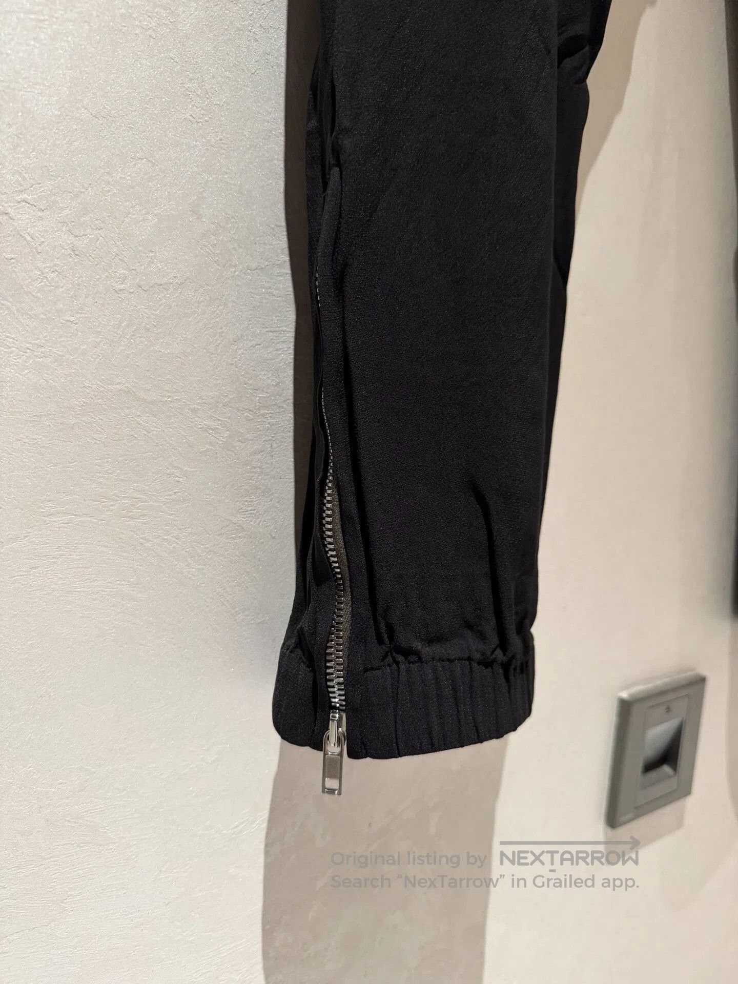 Rick Owens Rick Owens Main Line Black Side Zip Drawstring Pants. Size US 40 / EU 56 - 4 Thumbnail