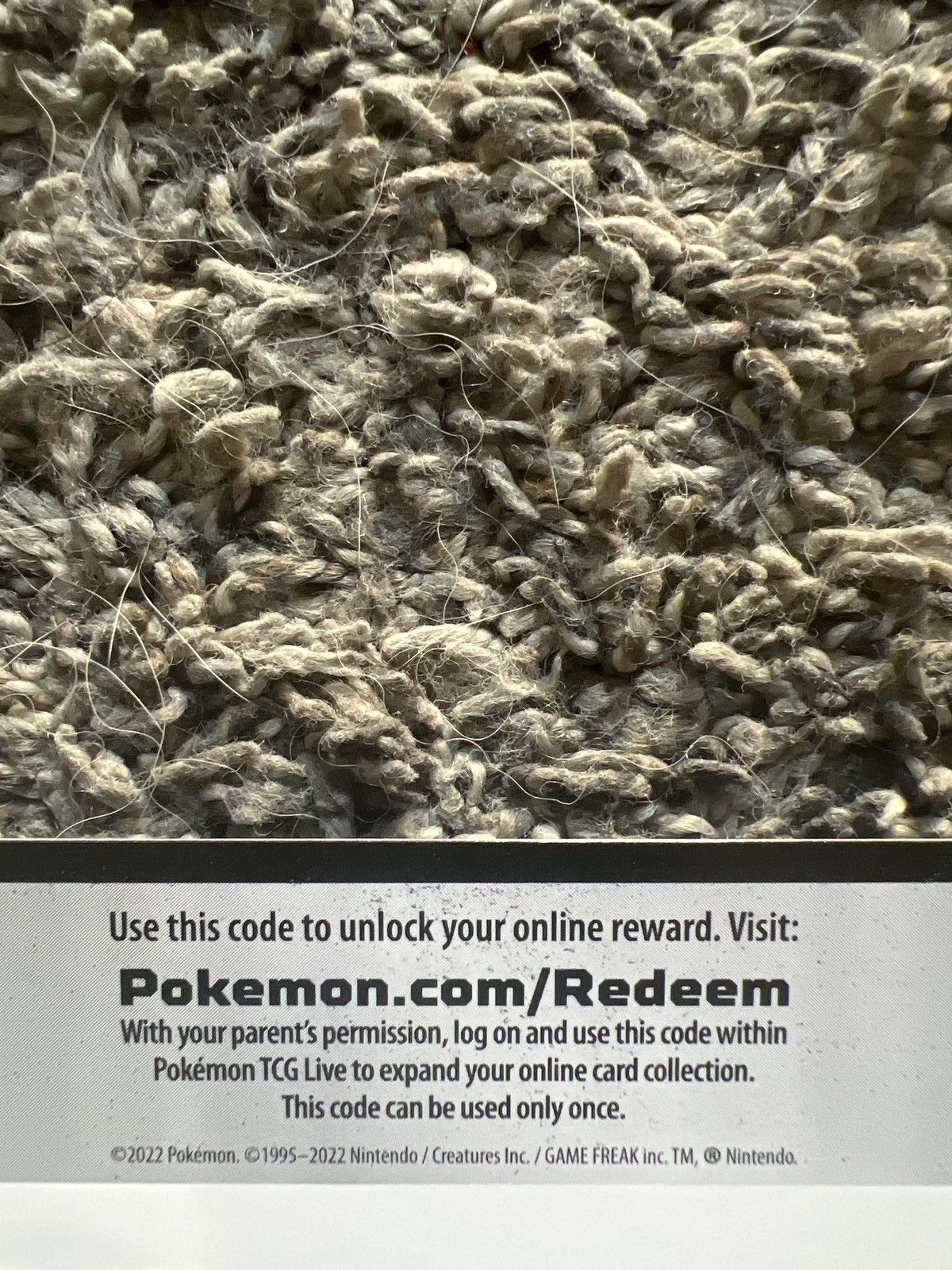 Pokemon 2022 Pokémon Redeem Card Size ONE SIZE - 2 Thumbnail