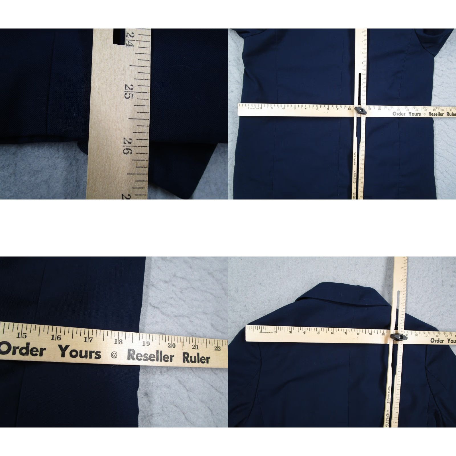 Vintage Coen Co. Blazer Womens Medium Navy Double Breasted Lined Office Jacket Japan Size M / US 6-8 / IT 42-44 - 8 Thumbnail