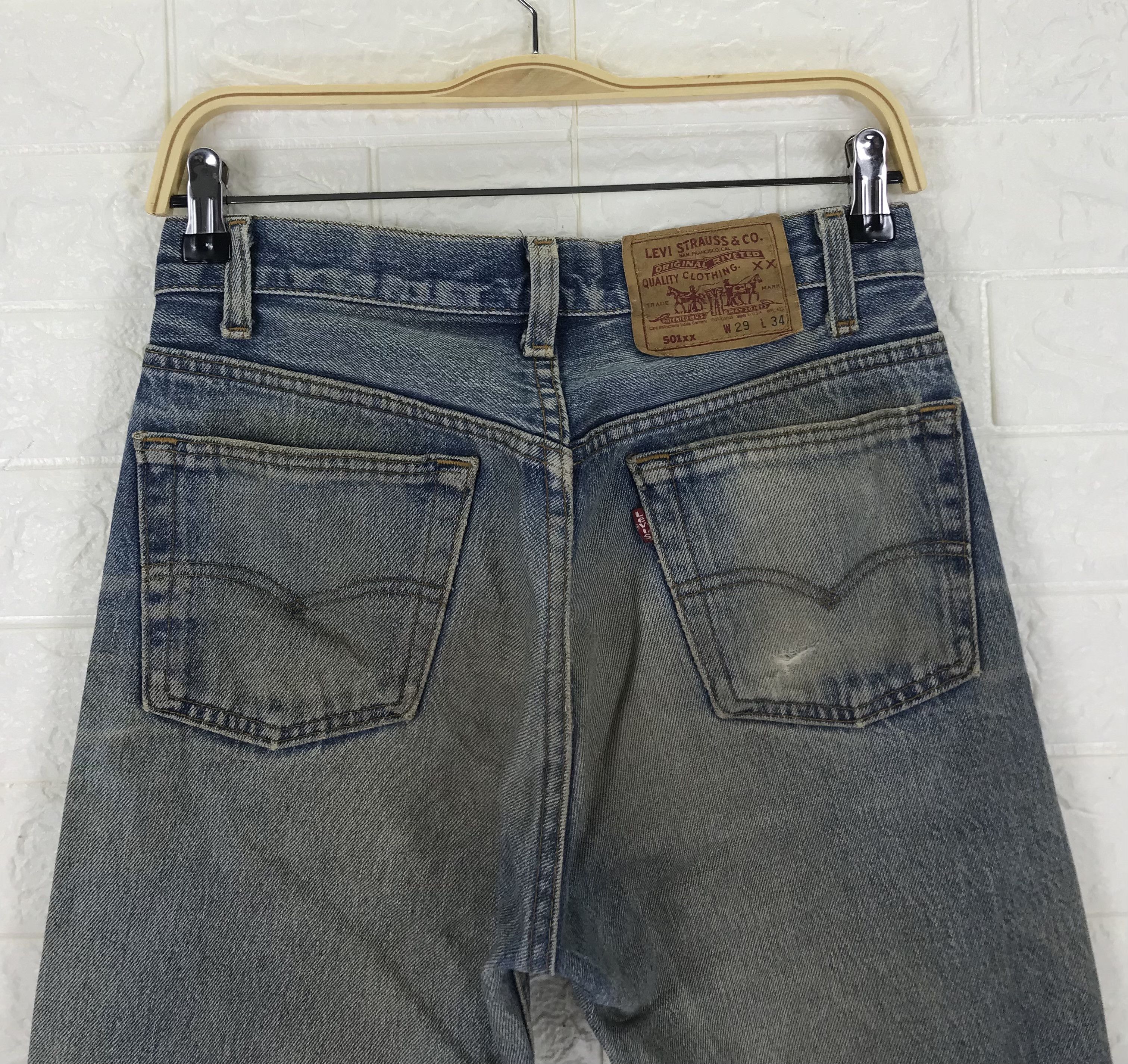 Levi's Vintage Levi's 501 Mud Wash Jeans Size US 29 - 6 Thumbnail