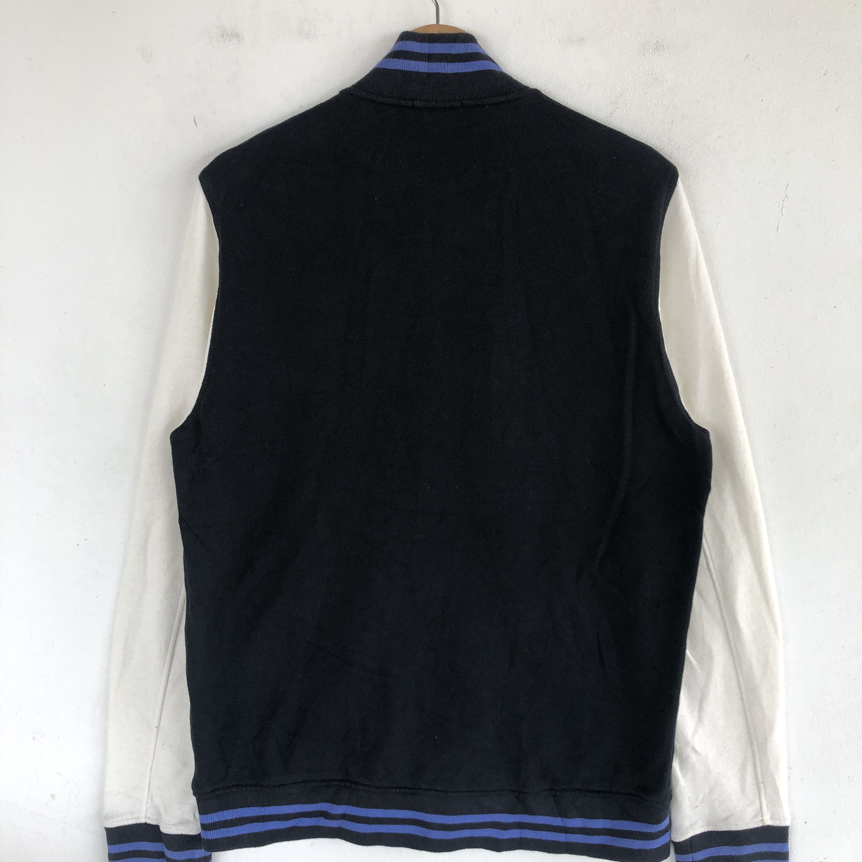 Japanese Brand × Vintage Vintage Japanese Harajuku Varsity Sweater Button Sweatshirt Size M / US 6-8 / IT 42-44 - 4 Thumbnail