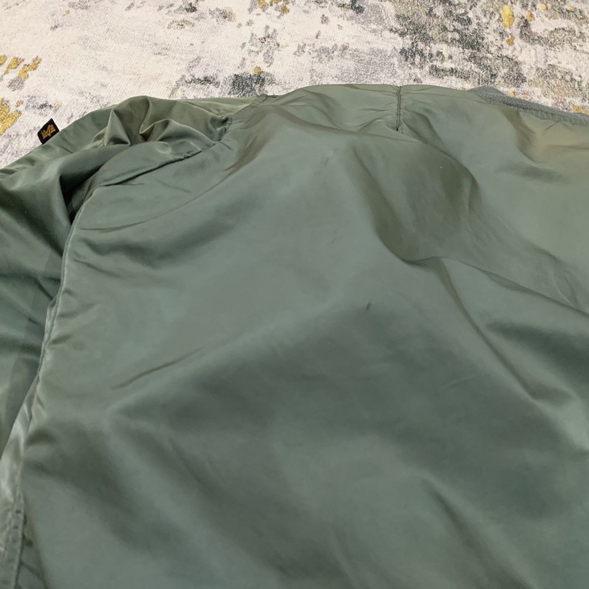 Alpha Industries Vintage USAF MA 1 Reversible Flight Bomber Jacket Size US M / EU 48-50 / 2 - 5 Thumbnail