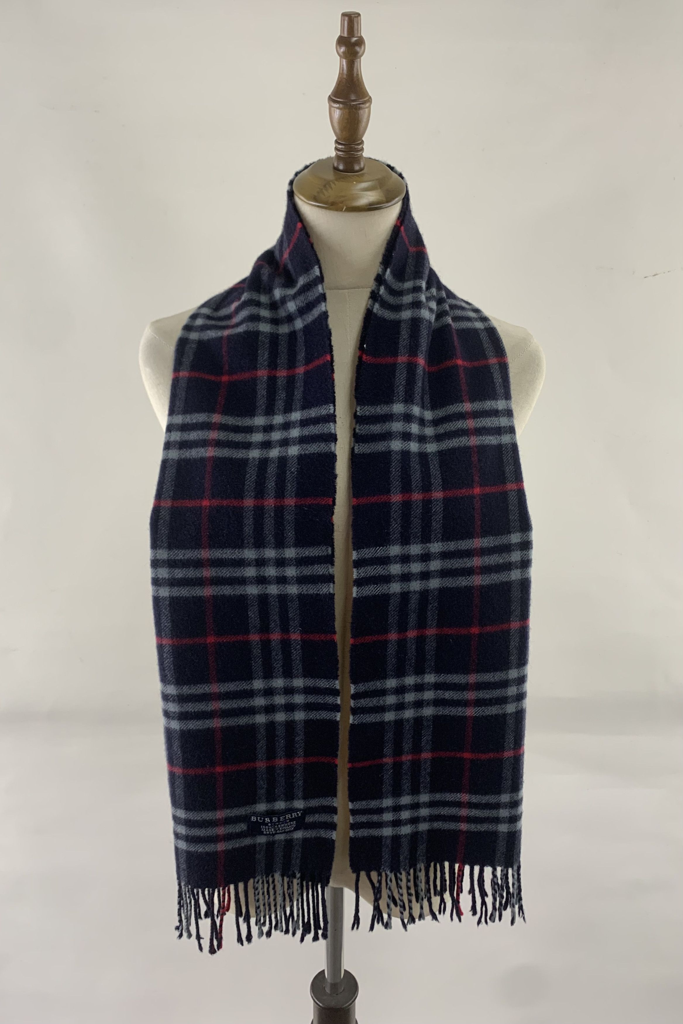 Burberry Burberry Scarf Wool Muffler Neck Wrap BL9318 Size ONE SIZE - 1 Thumbnail