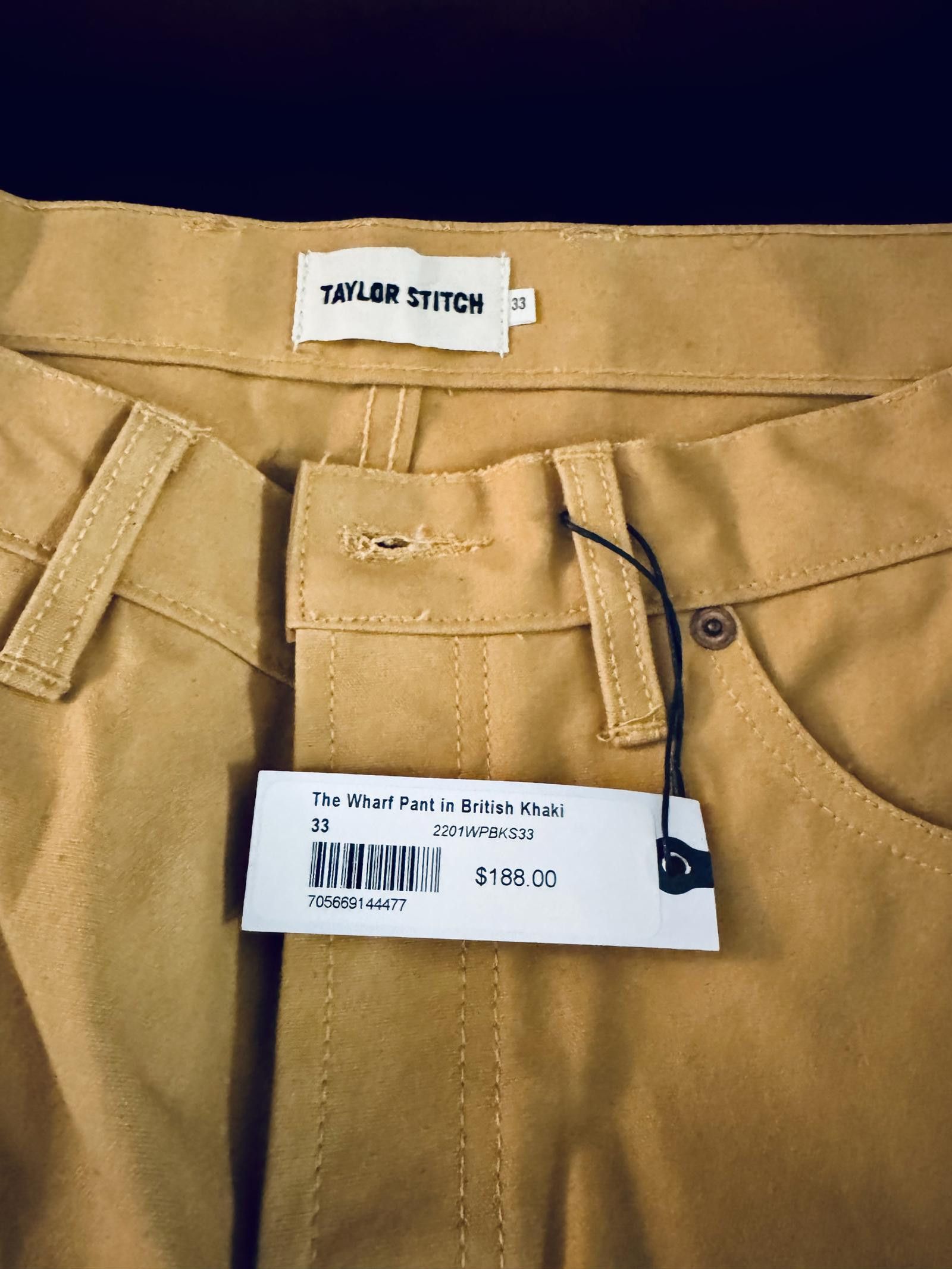 Designer The Wharf Pant in British Khaki Size US 33 - 4 Thumbnail