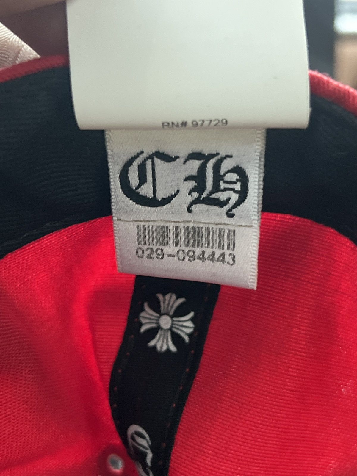 Chrome Hearts Chrome Hearts C H Baseball Hat - Red / Yellow Brand Size ONE SIZE - 21 Thumbnail