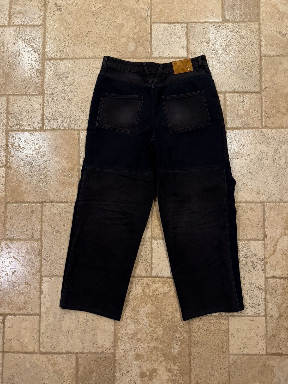 Louis Vuitton Louis Vuitton Denim Workwear Monogram Print Pocket Trousers Size US 33 - 16 Thumbnail