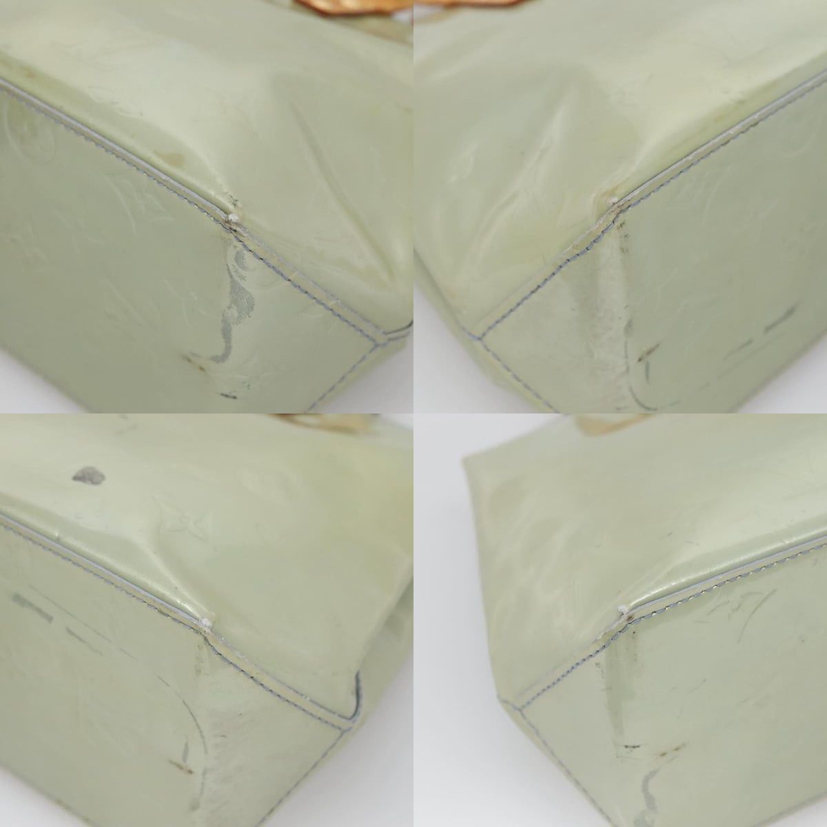 Louis Vuitton LOUIS VUITTON Monogram Vernis Reade PM Hand Bag Lavande Size ONE SIZE - 10 Thumbnail