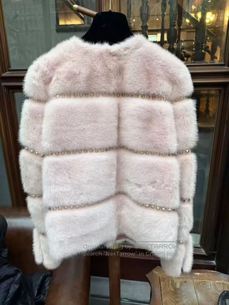 Valentino Valentino Pink mink coat Size XS / US 0-2 / IT 36-38 - 5 Thumbnail