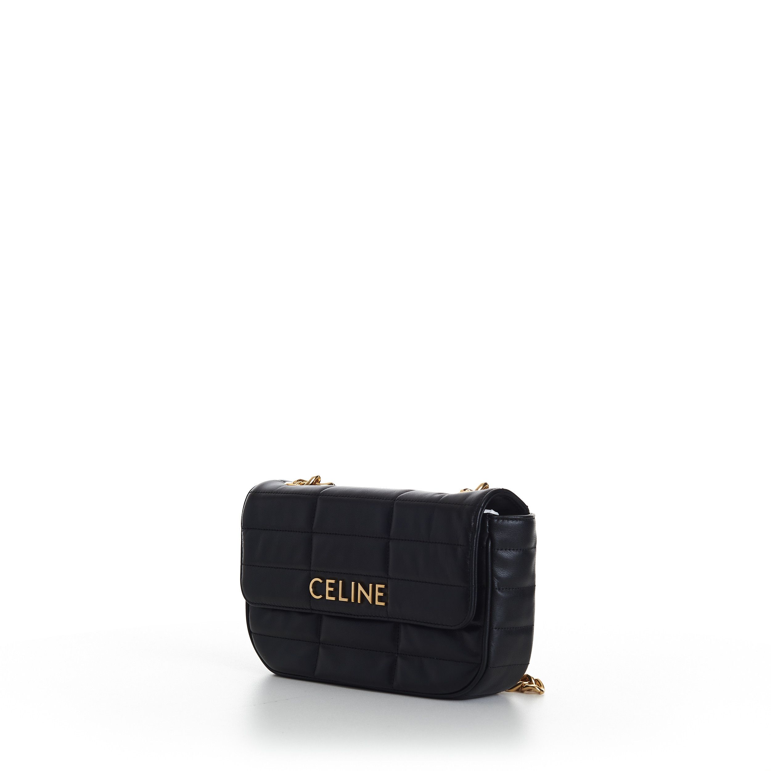 Celine Chain Shoulder Bag Matelasse Monochrome Celine Size ONE SIZE - 2 Thumbnail