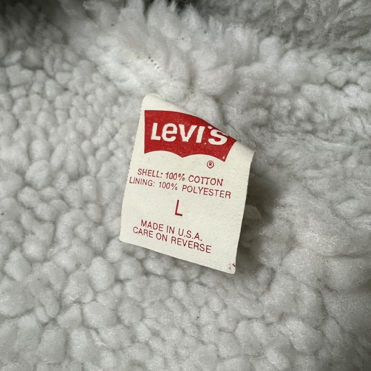 Levi's × Levi's Vintage Clothing × Vintage Vintage 80’s Levi’s 🇺🇸 Sherpa-Lined Denim Trucker Jacket Size US L / EU 52-54 / 3 - 6 Thumbnail