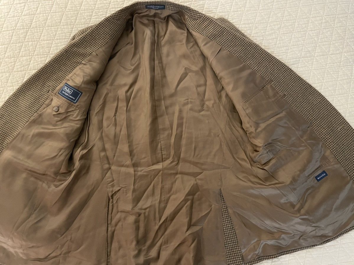 Polo Ralph Lauren × Vintage Houndstooth Check Polo 1 Jacket Size 46R - 6 Thumbnail