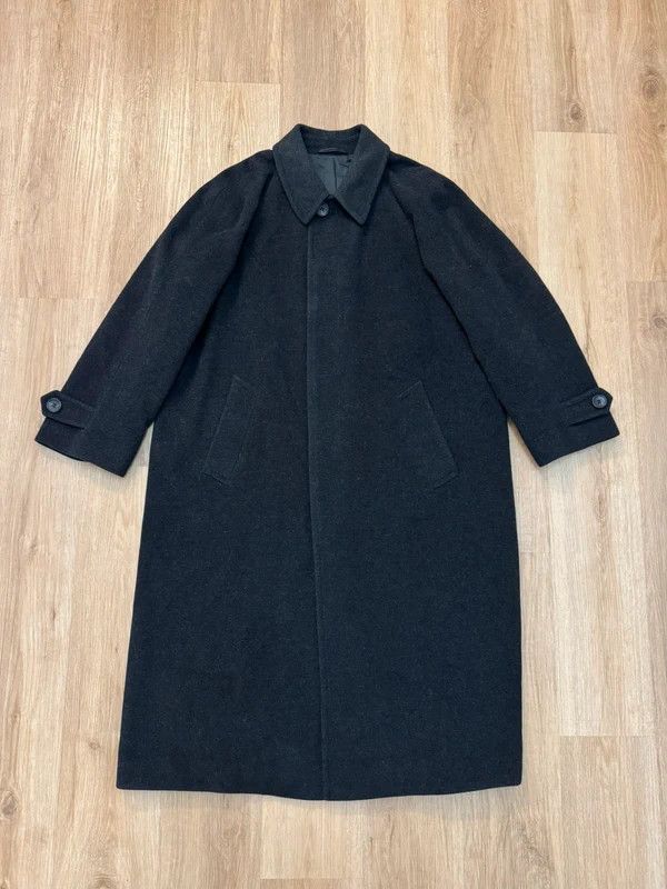 Hugo Boss Hugo Boss Bertone Wool Black Long Coat Oversize size L Size US L / EU 52-54 / 3 - 1 Thumbnail