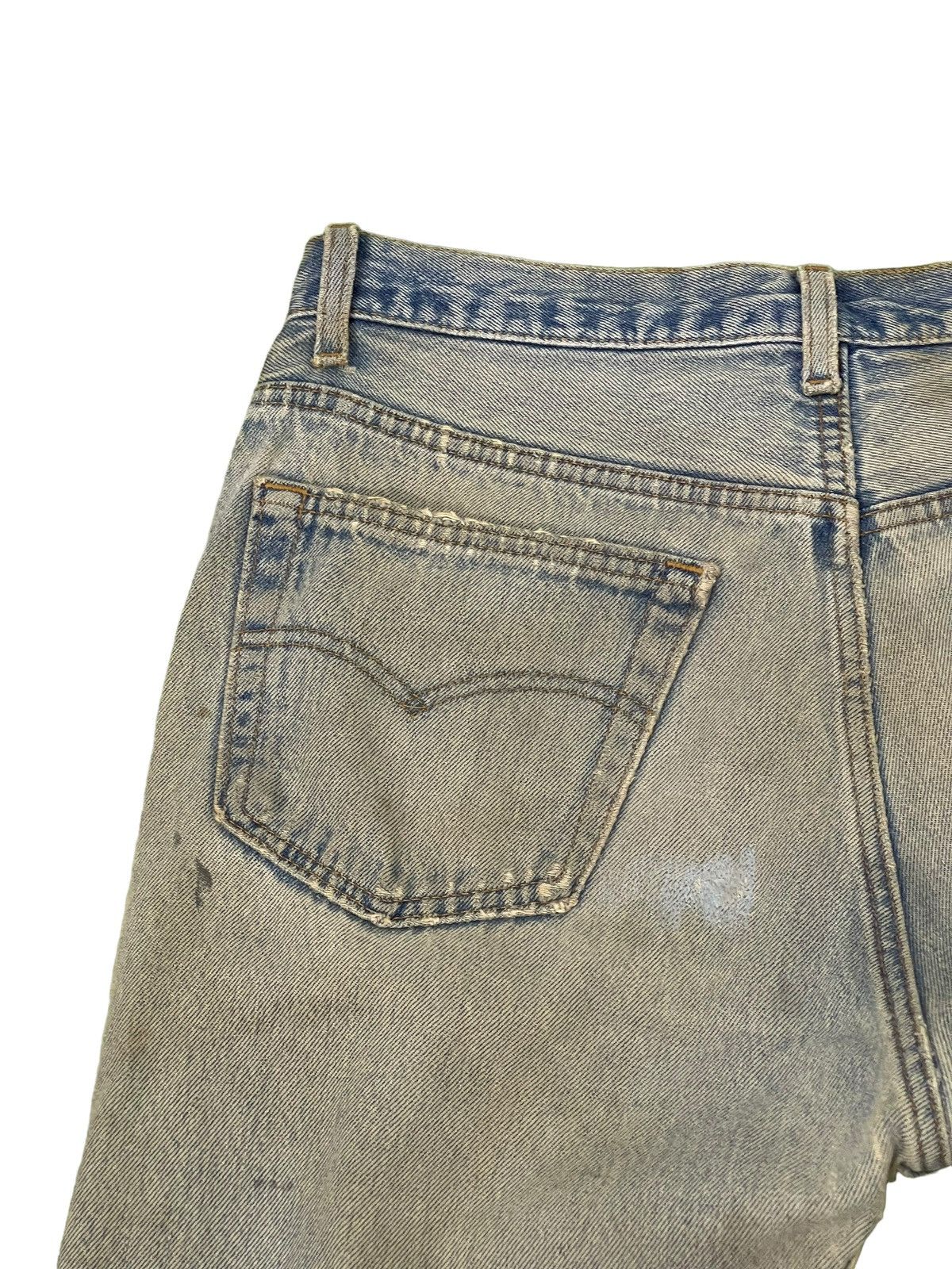 Levi's Vintage Clothing Vtg 1994 Levi’s 501 USA Faded Distress Straight 8🟦8 Size US 31 - 18 Thumbnail