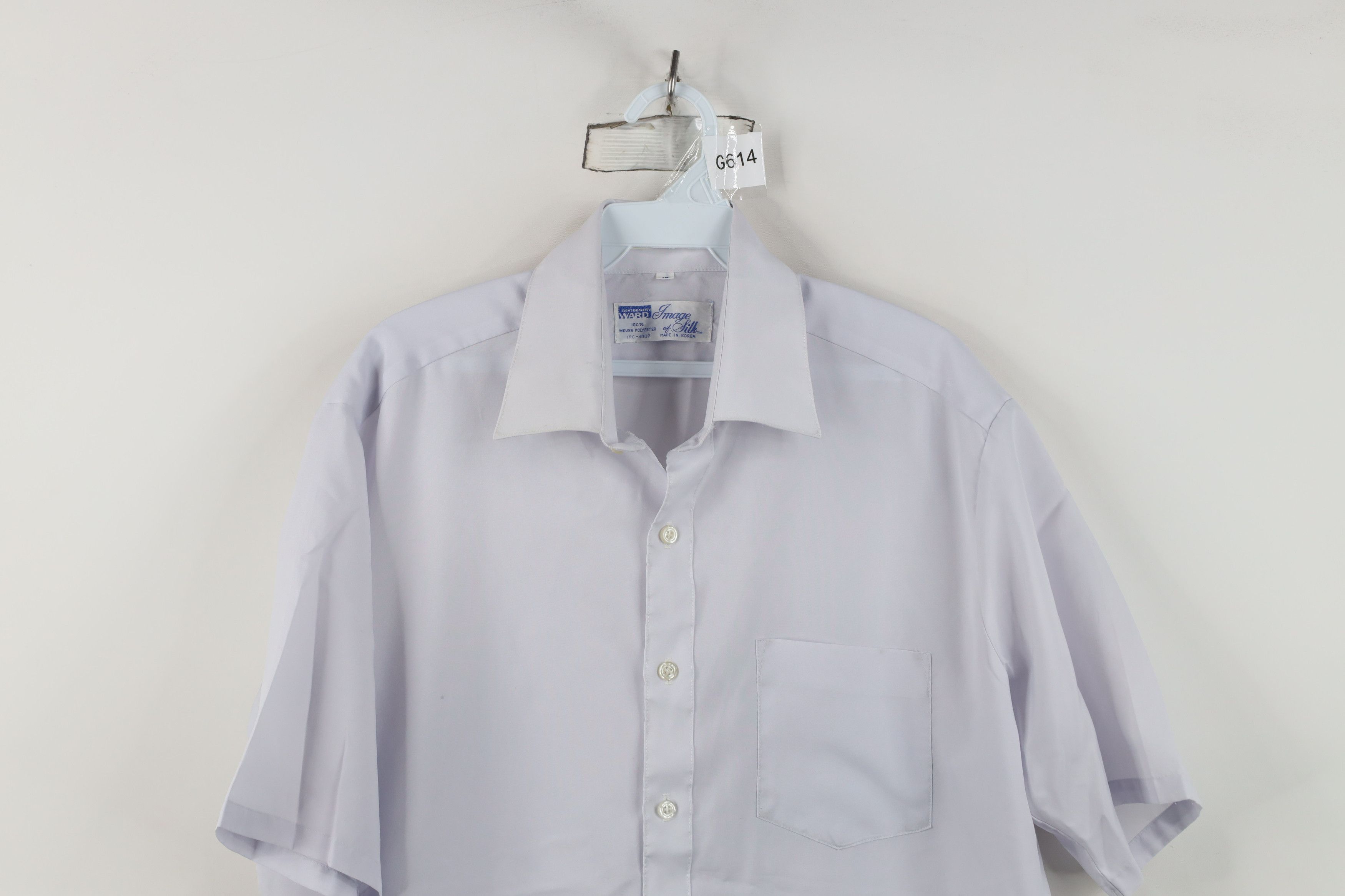 Vintage Vintage 70s Streetwear Short Sleeve Collared Button Shirt Size US M / EU 48-50 / 2 - 2 Thumbnail