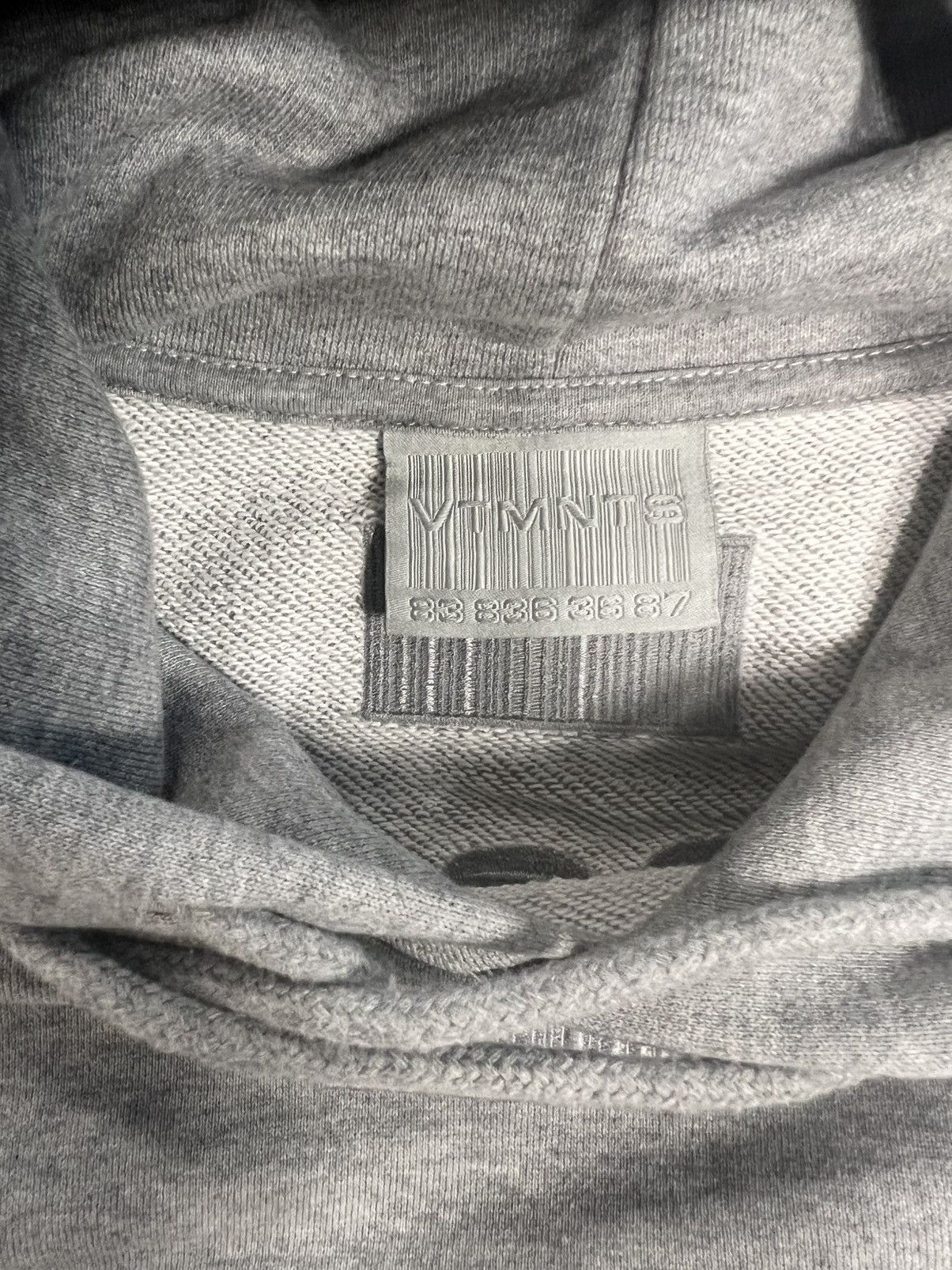Vetements Vetements (Vtmnts) College Logo Hoodie Gray Size US M / EU 48-50 / 2 - 3 Thumbnail