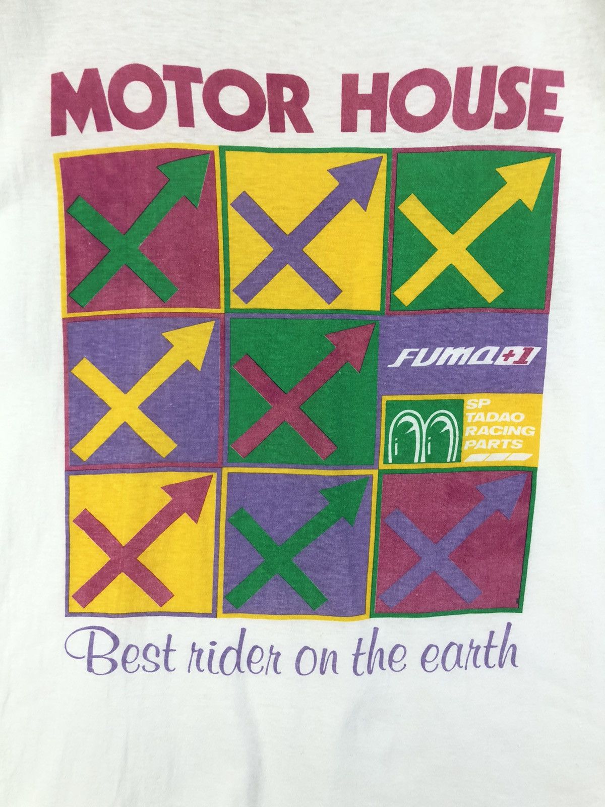 Japanese Brand × Vintage Vintage Motor House Best Rider On The Earth Tshirt Size US M / EU 48-50 / 2 - 4 Thumbnail