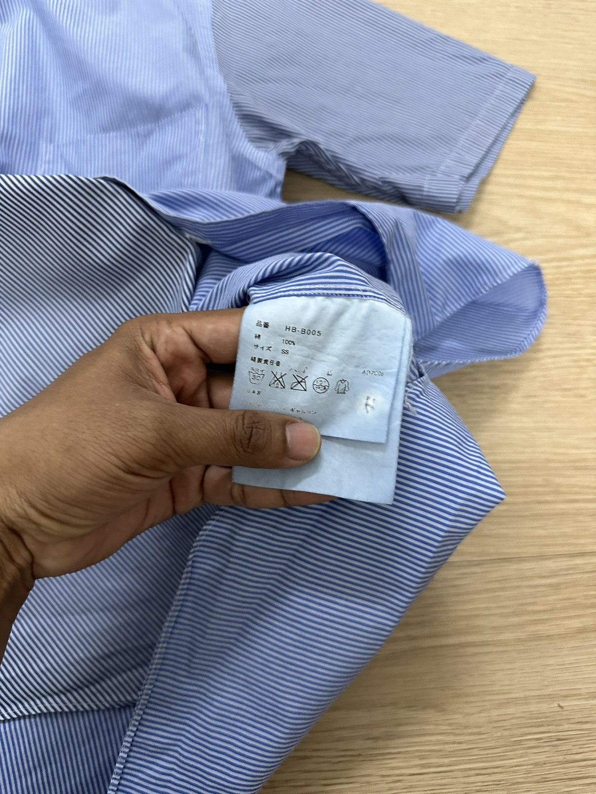 Comme des Garcons × Comme des Garcons Homme × Junya Watanabe Comme des Garcons Homme Patchwork Stripe Cotton Shirt Size US S / EU 44-46 / 1 - 8 Thumbnail